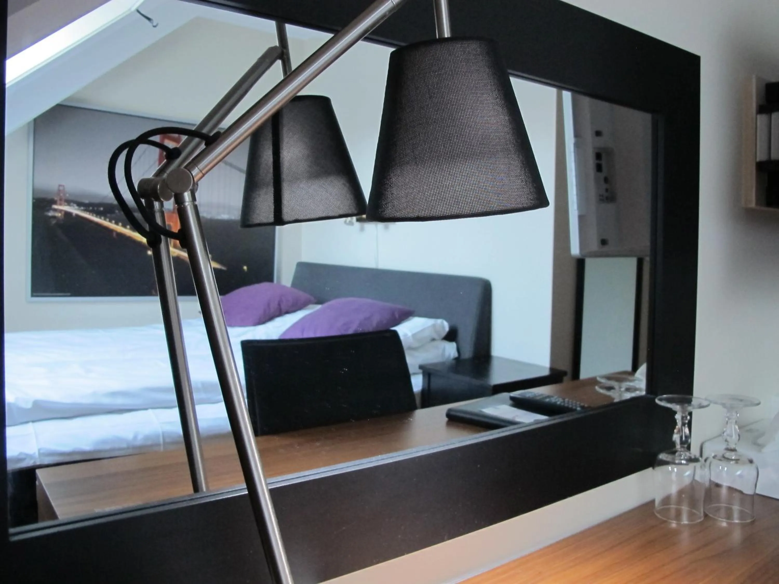 Bed in Chesterfield Hotel