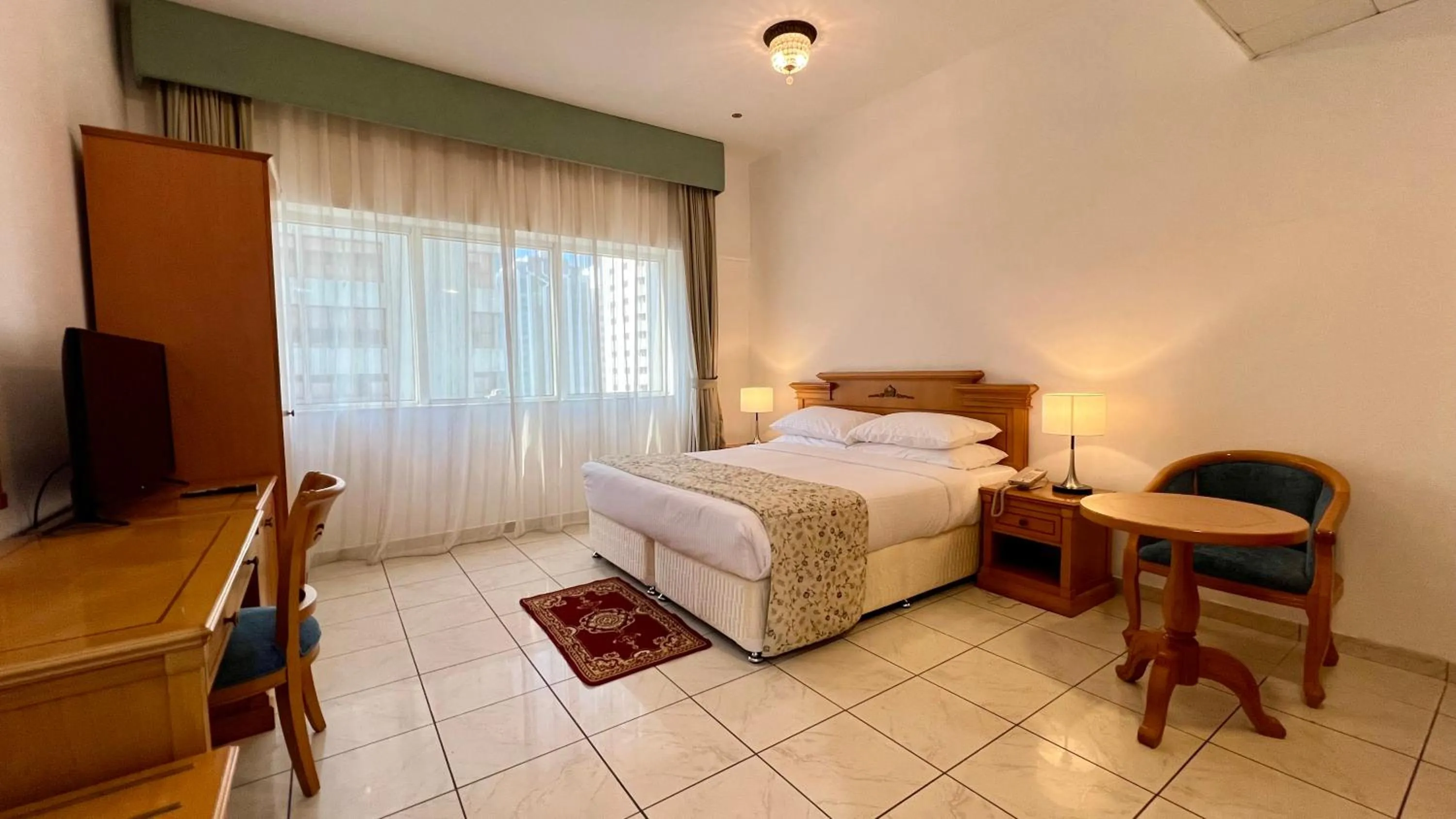 Bedroom, Bed in Uptown Hotel Apartments Abu Dhabi by Gewan