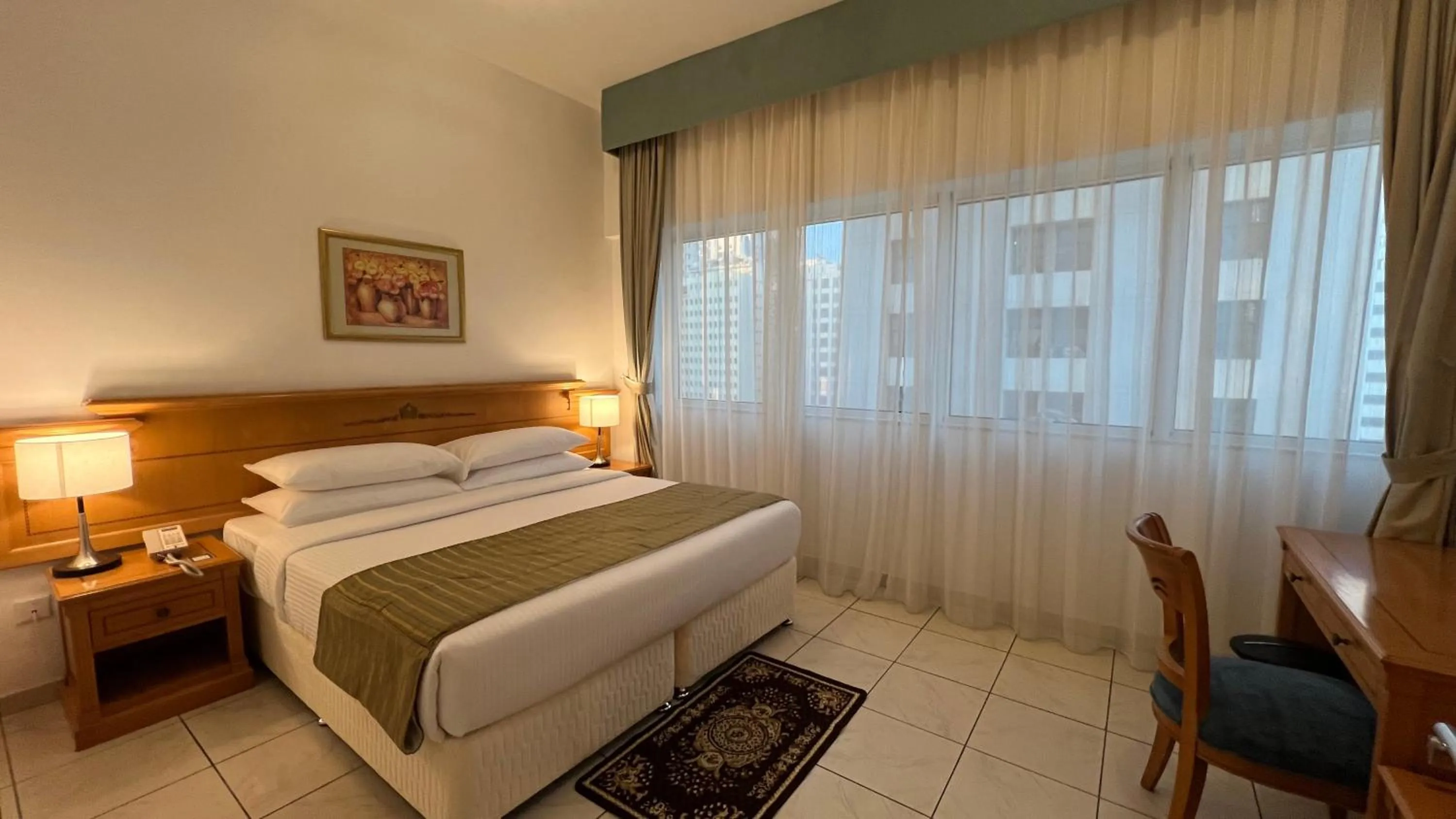Bedroom, Bed in Uptown Hotel Apartments Abu Dhabi by Gewan