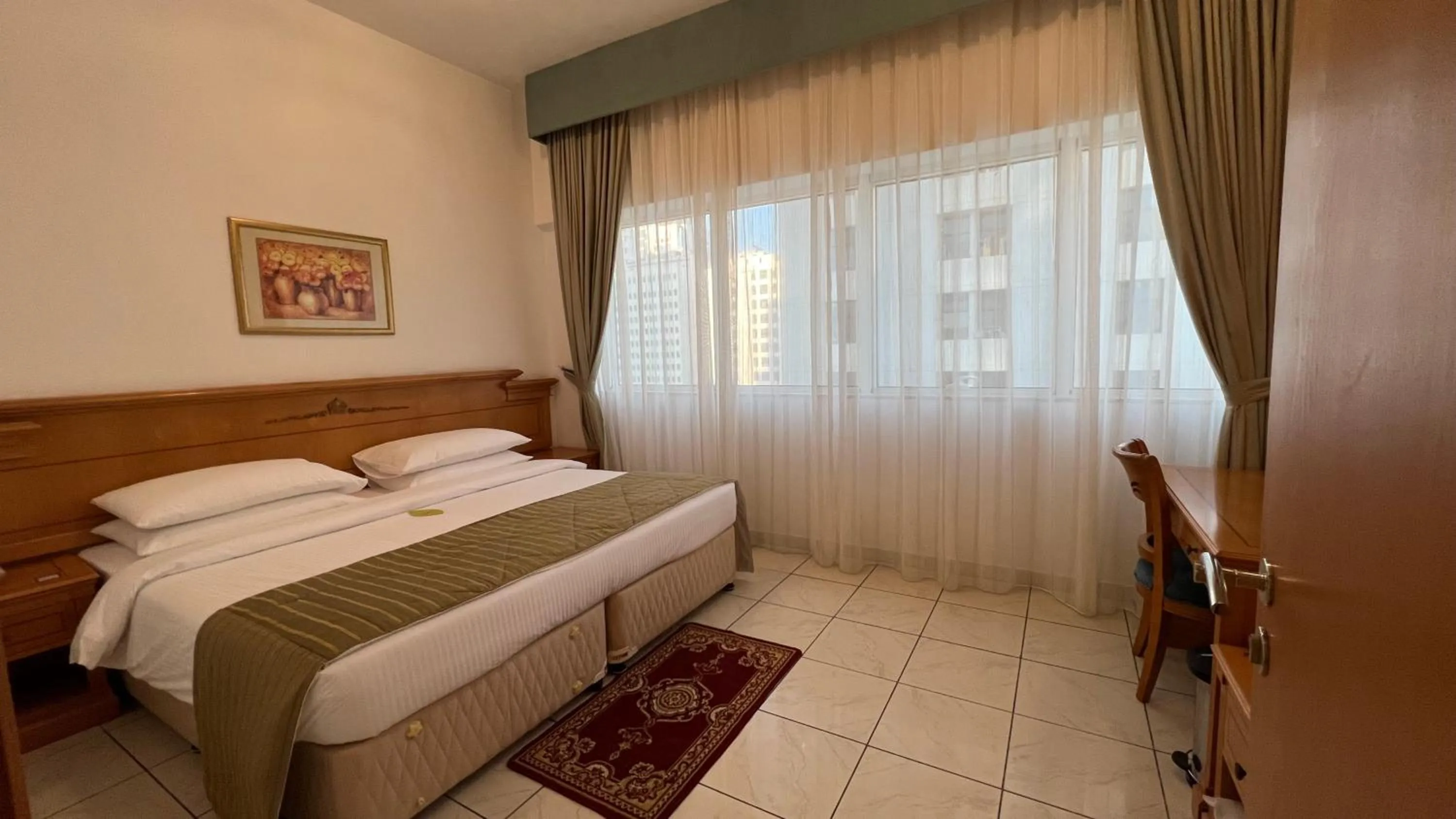Bedroom, Bed in Uptown Hotel Apartments Abu Dhabi by Gewan