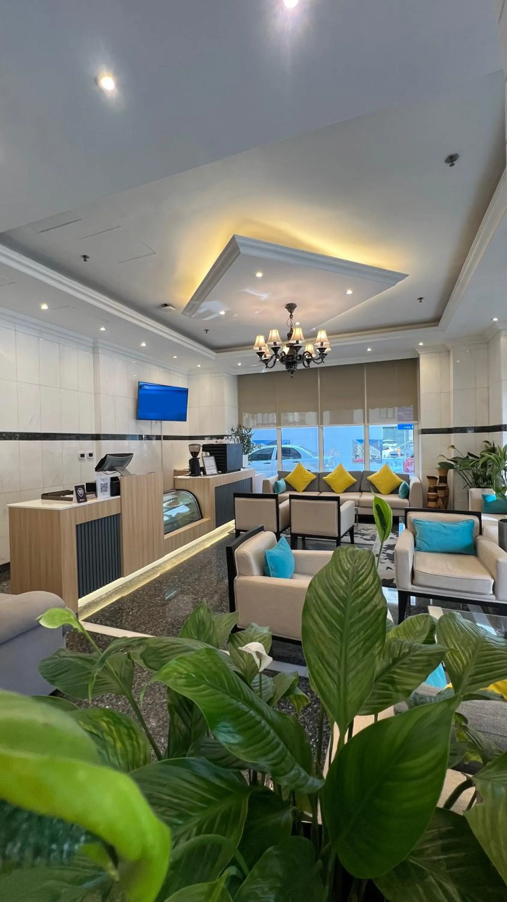 Lobby or reception in Uptown Hotel Apartments Abu Dhabi by Gewan