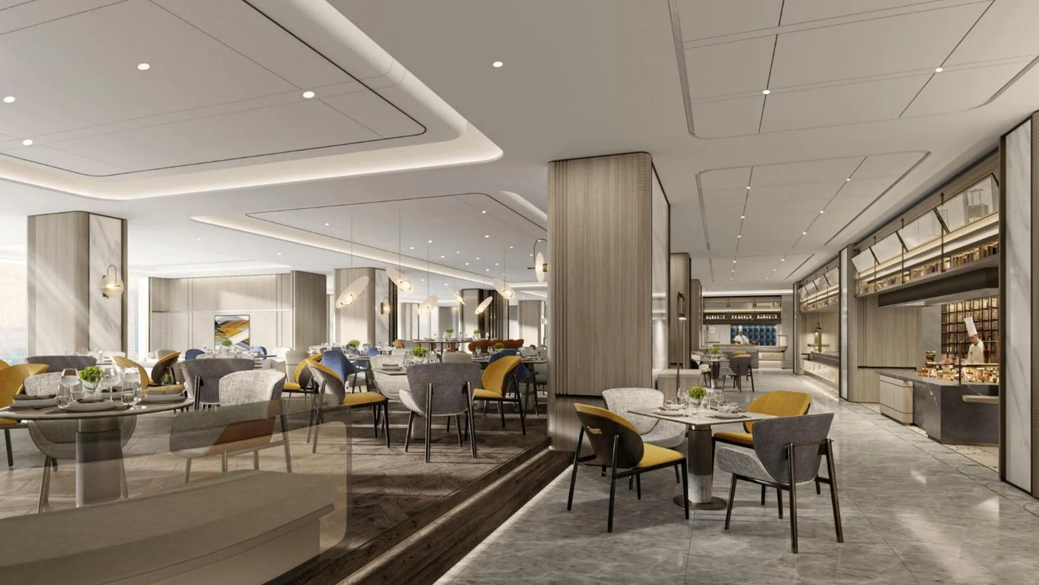 Breakfast in Crowne Plaza Shanghai Jinxiu by IHG