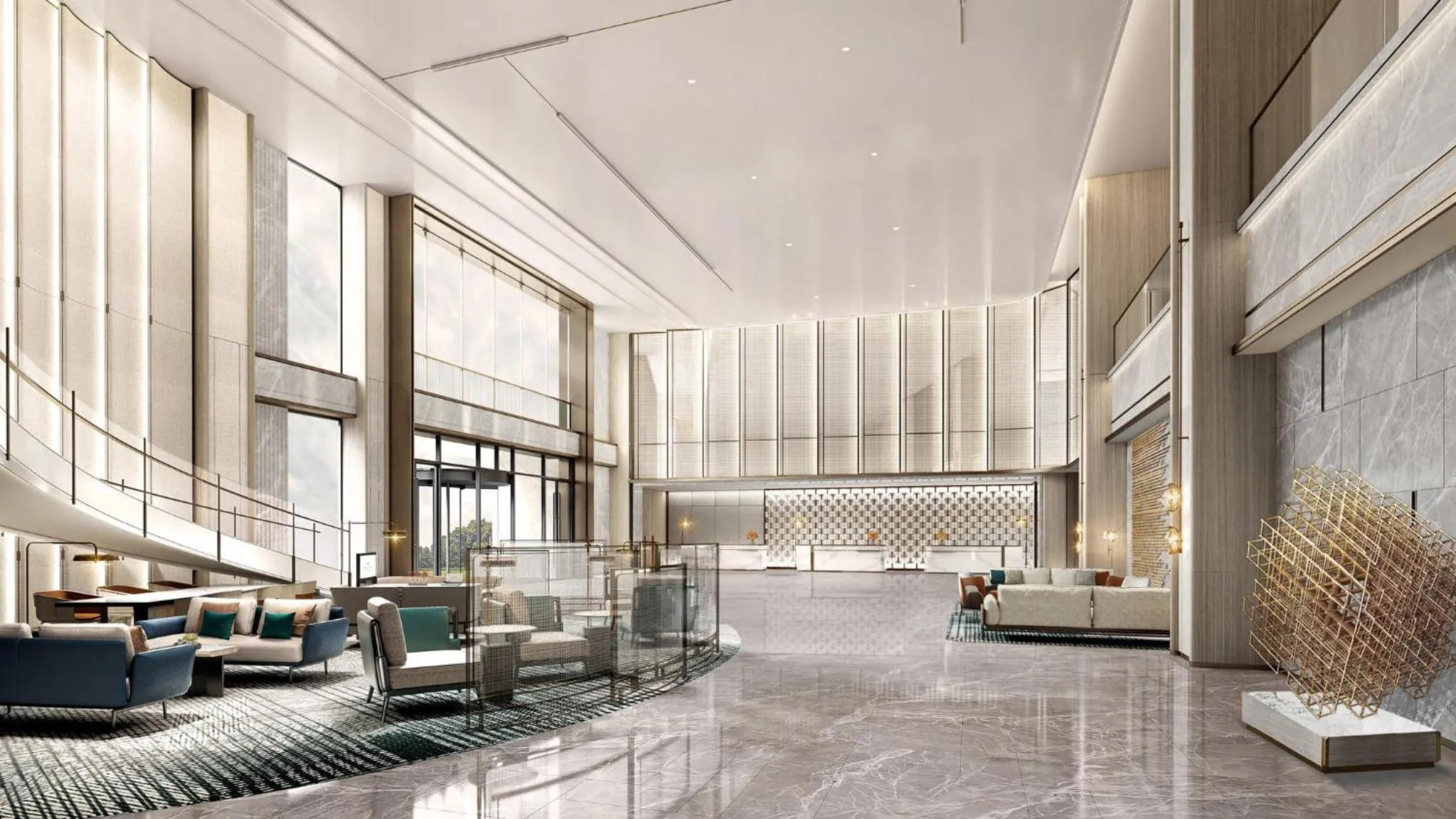 Property building in Crowne Plaza Shanghai Jinxiu by IHG