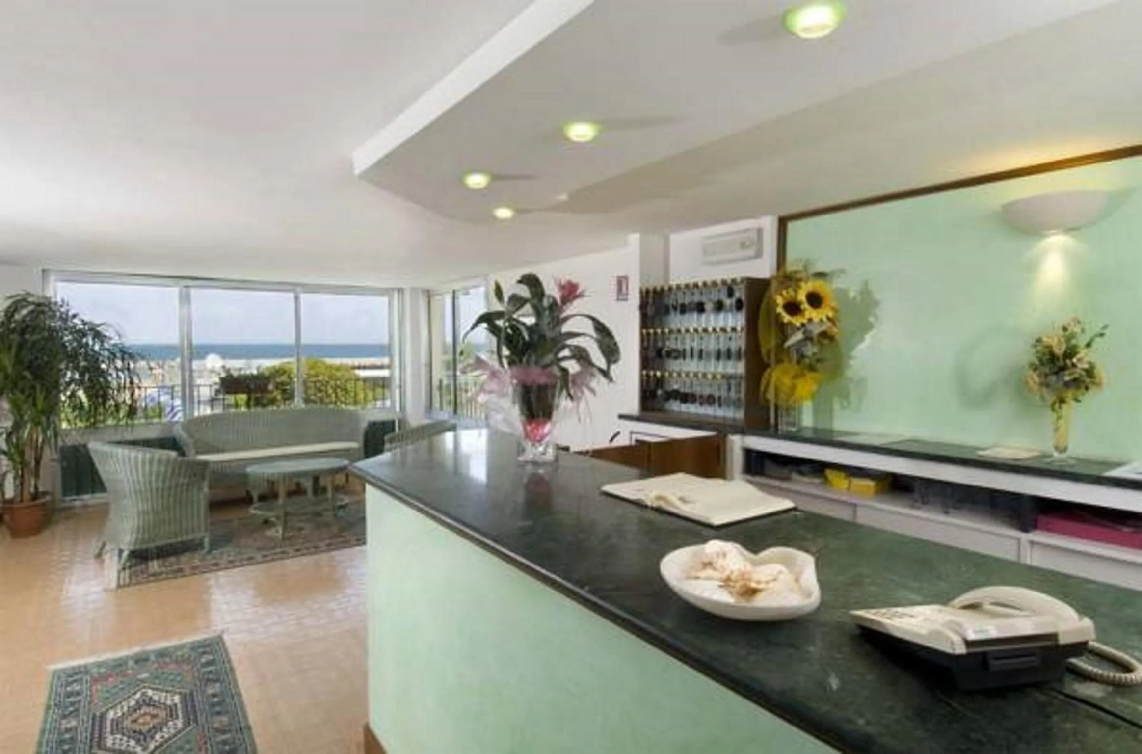 Lobby or reception in Hotel Augusta