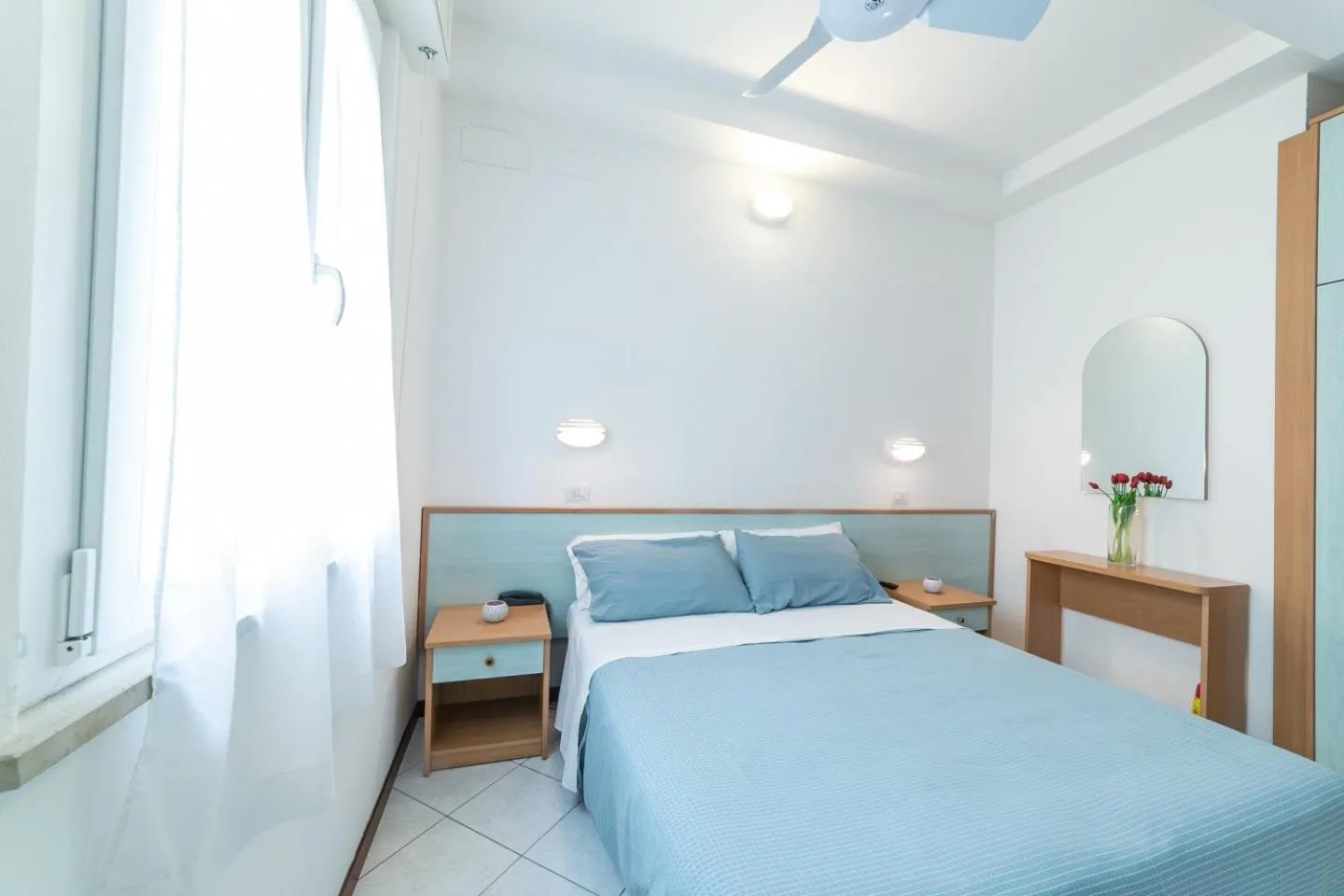 Bed in Hotel Augusta