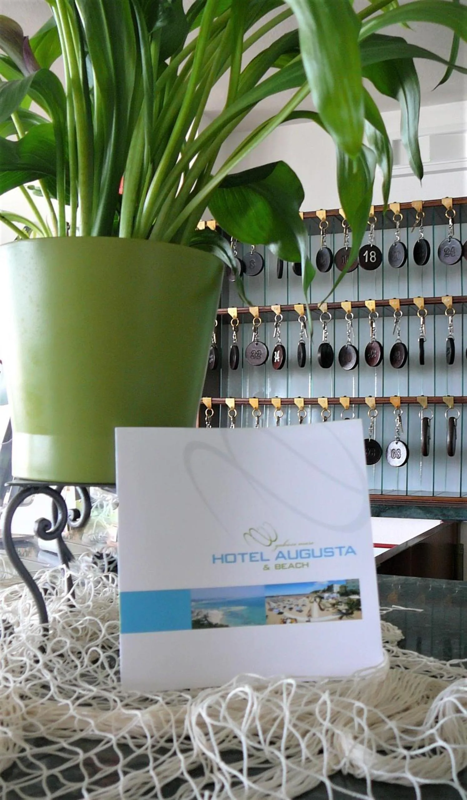 Lobby or reception in Hotel Augusta