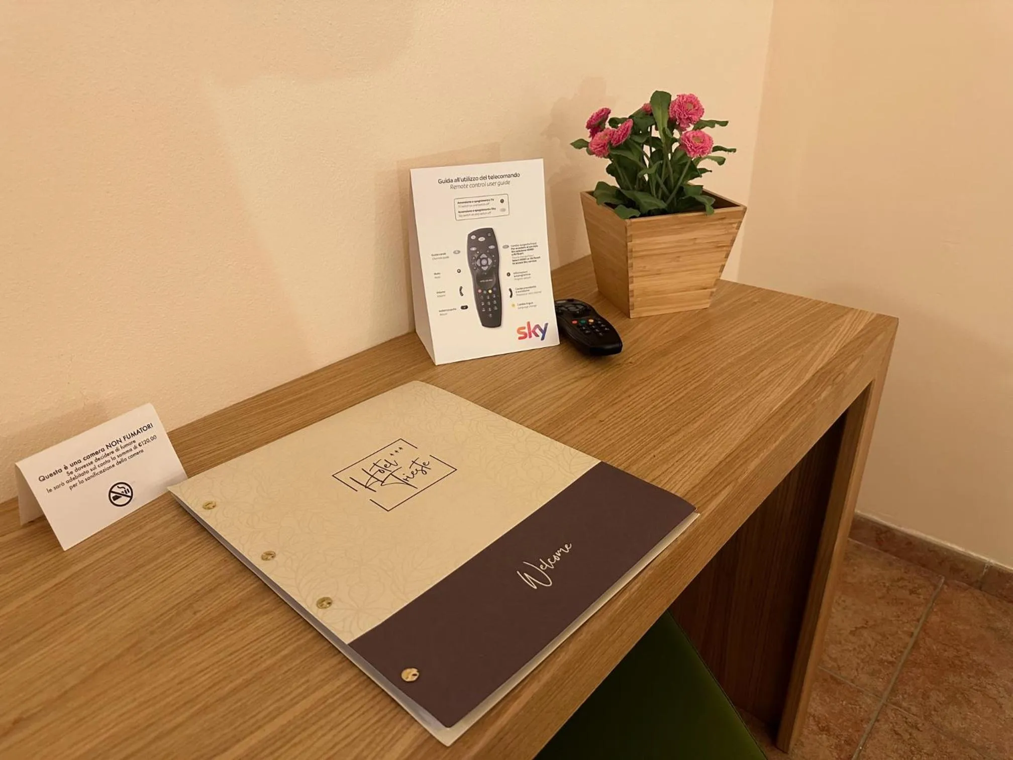 Decorative detail in Hotel Trieste