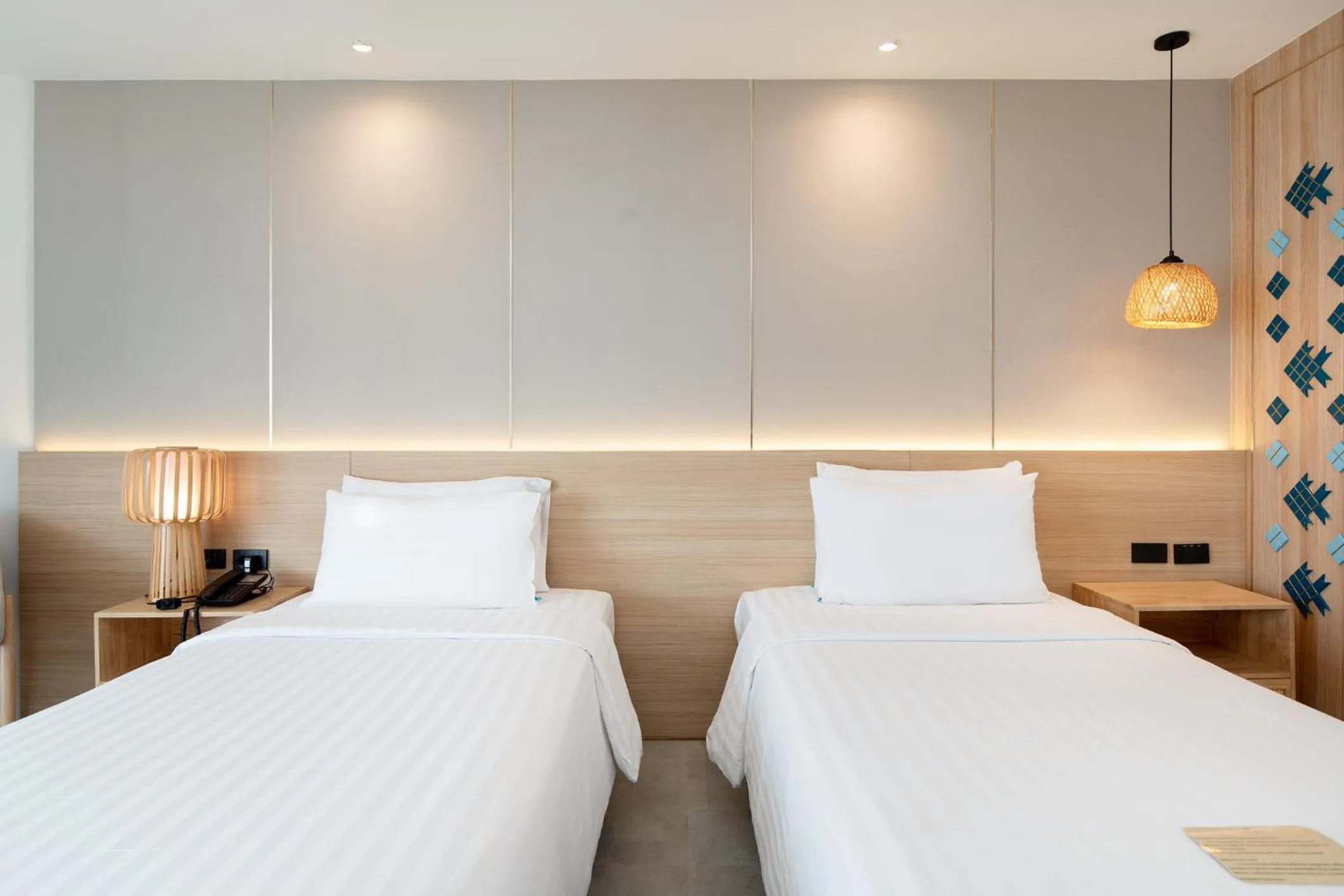 Bed in Jomtien Thani Hotel