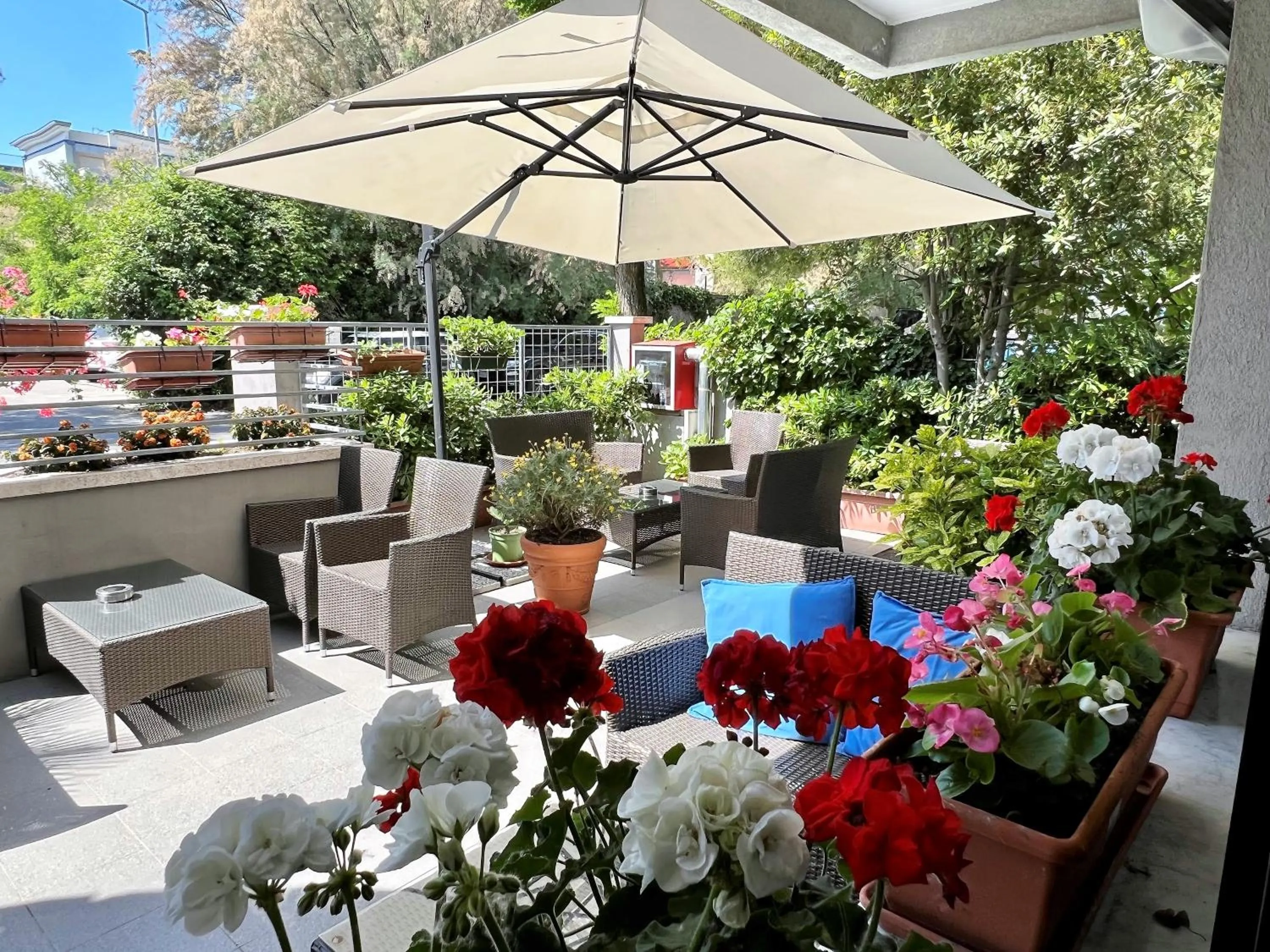 Patio in Hotel Betty Personal Style and Beach Village