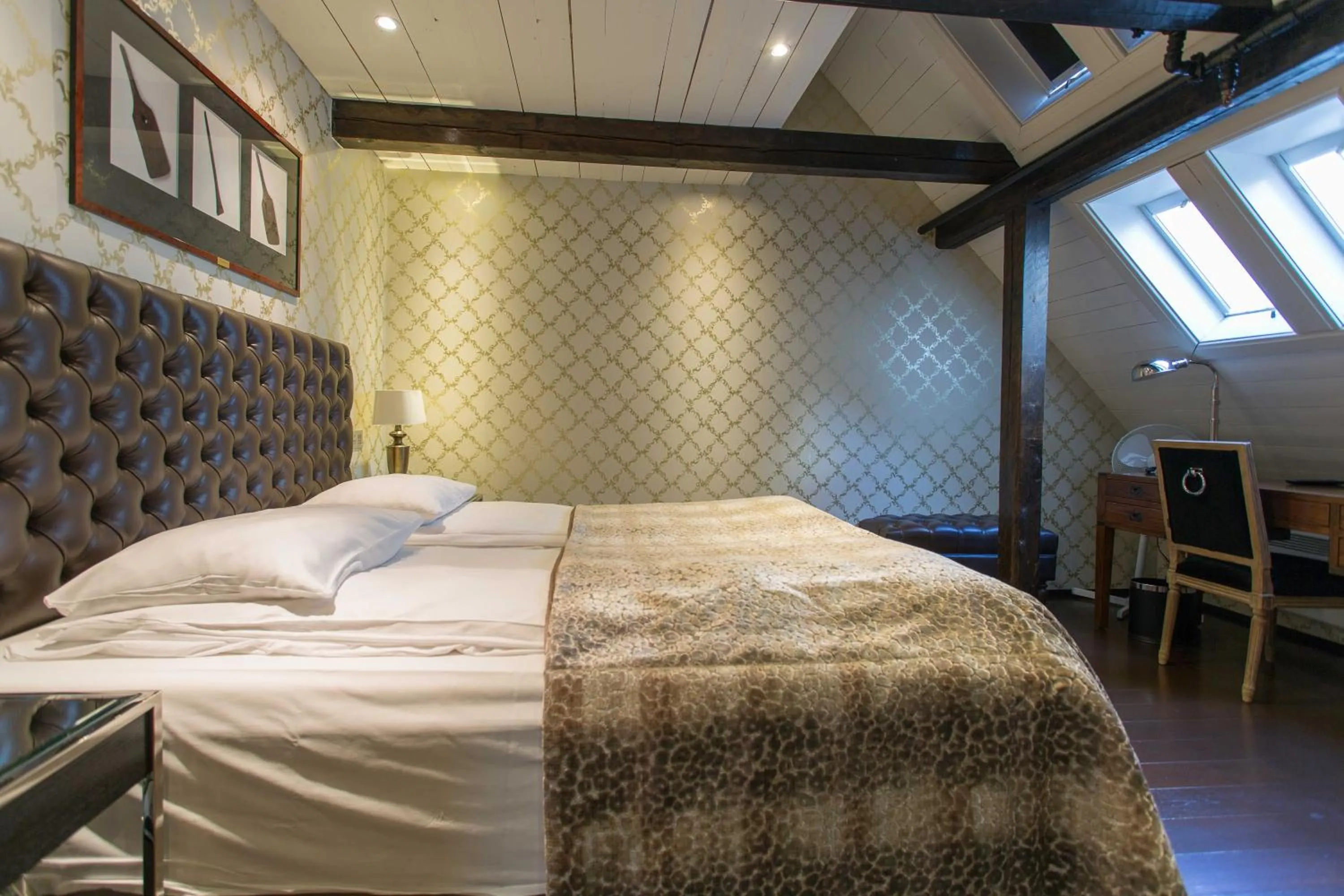 Bed in Det Hanseatiske Hotel