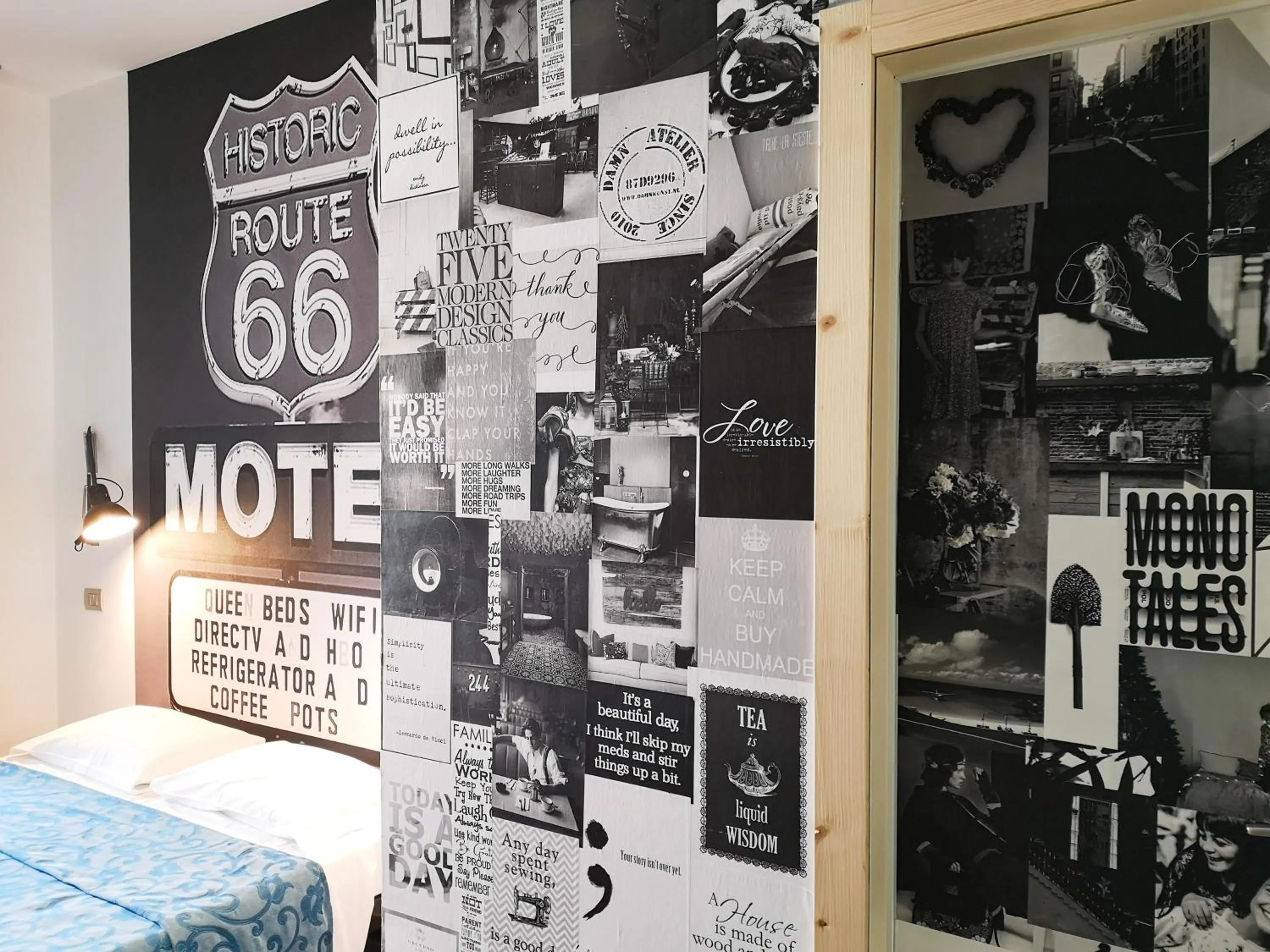 Bed in Hotel Perla - The storyhoteller