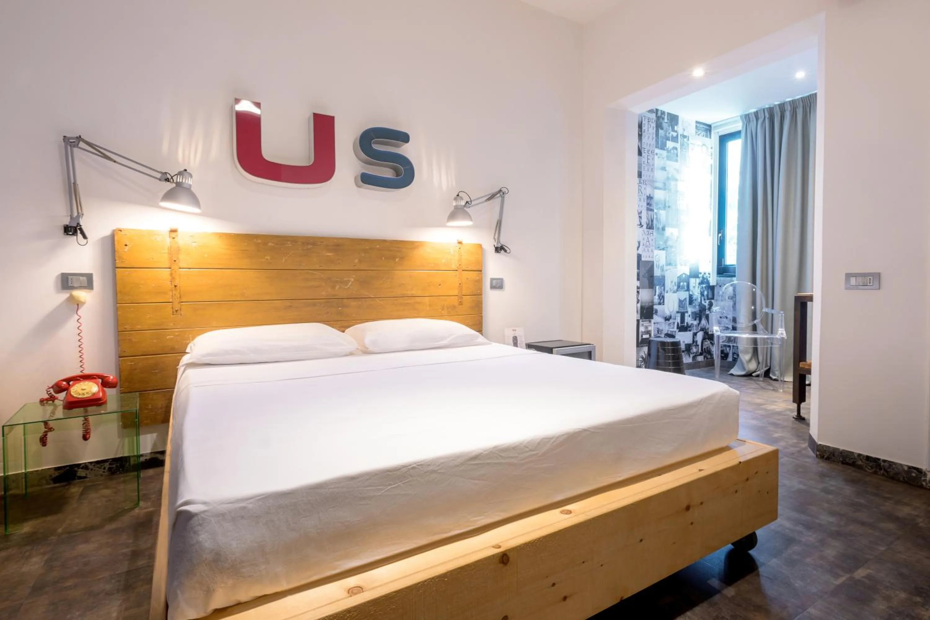 Bed in Hotel Perla - The storyhoteller