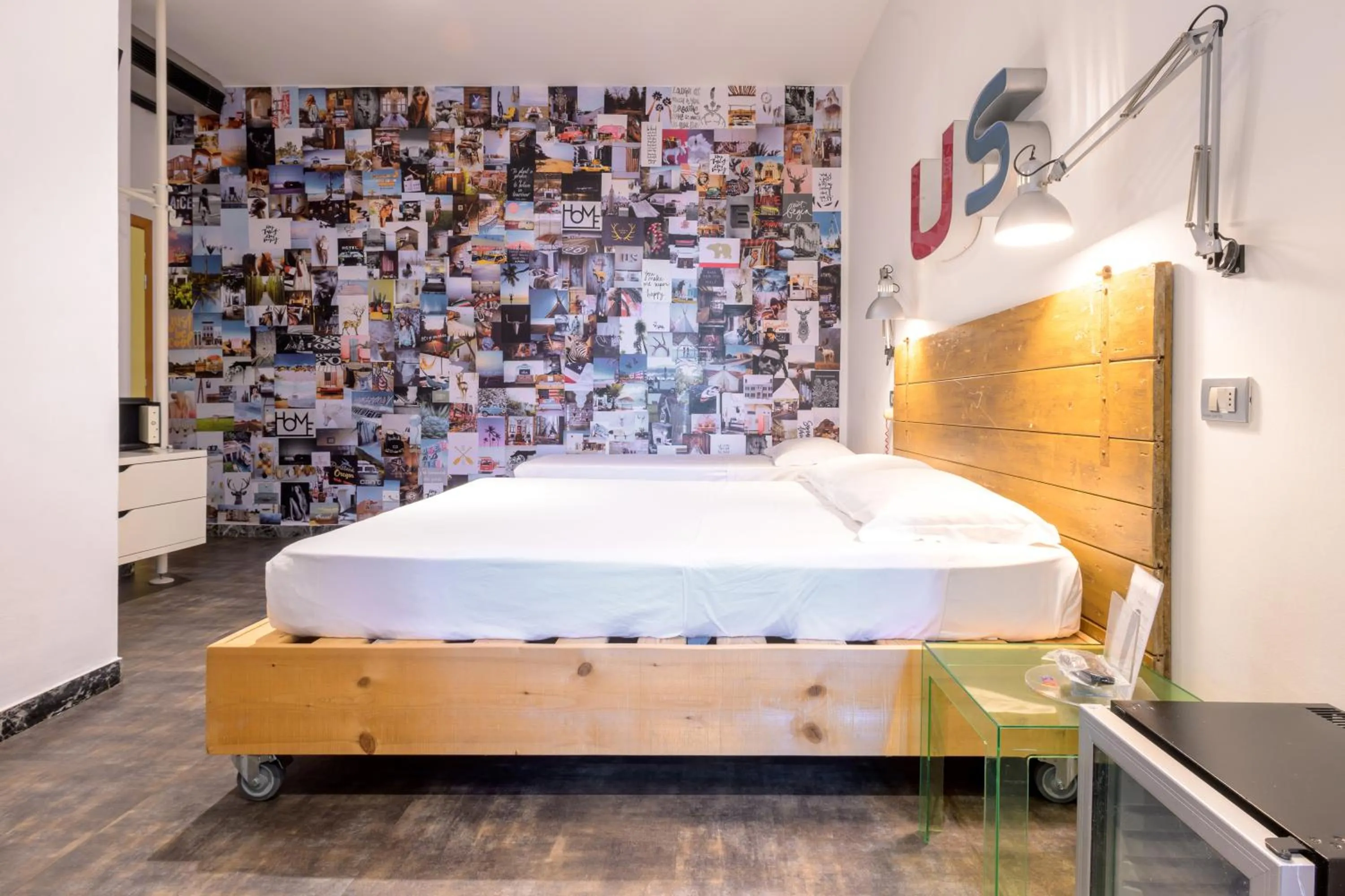Bed in Hotel Perla - The storyhoteller