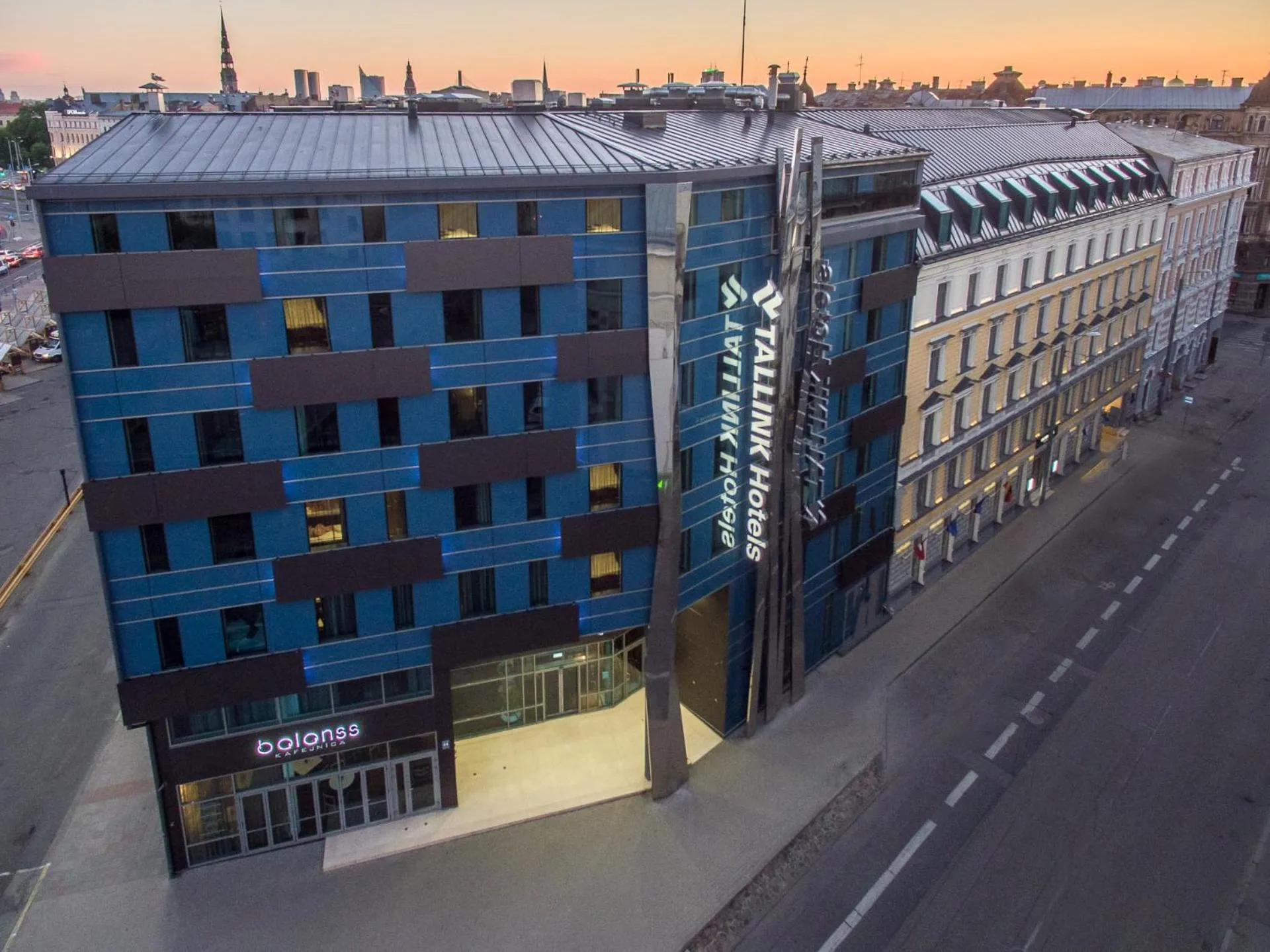 Property building in Tallink Hotel Riga