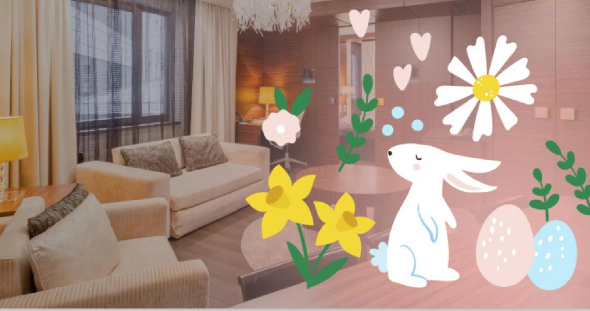 Living room in Tallink Hotel Riga