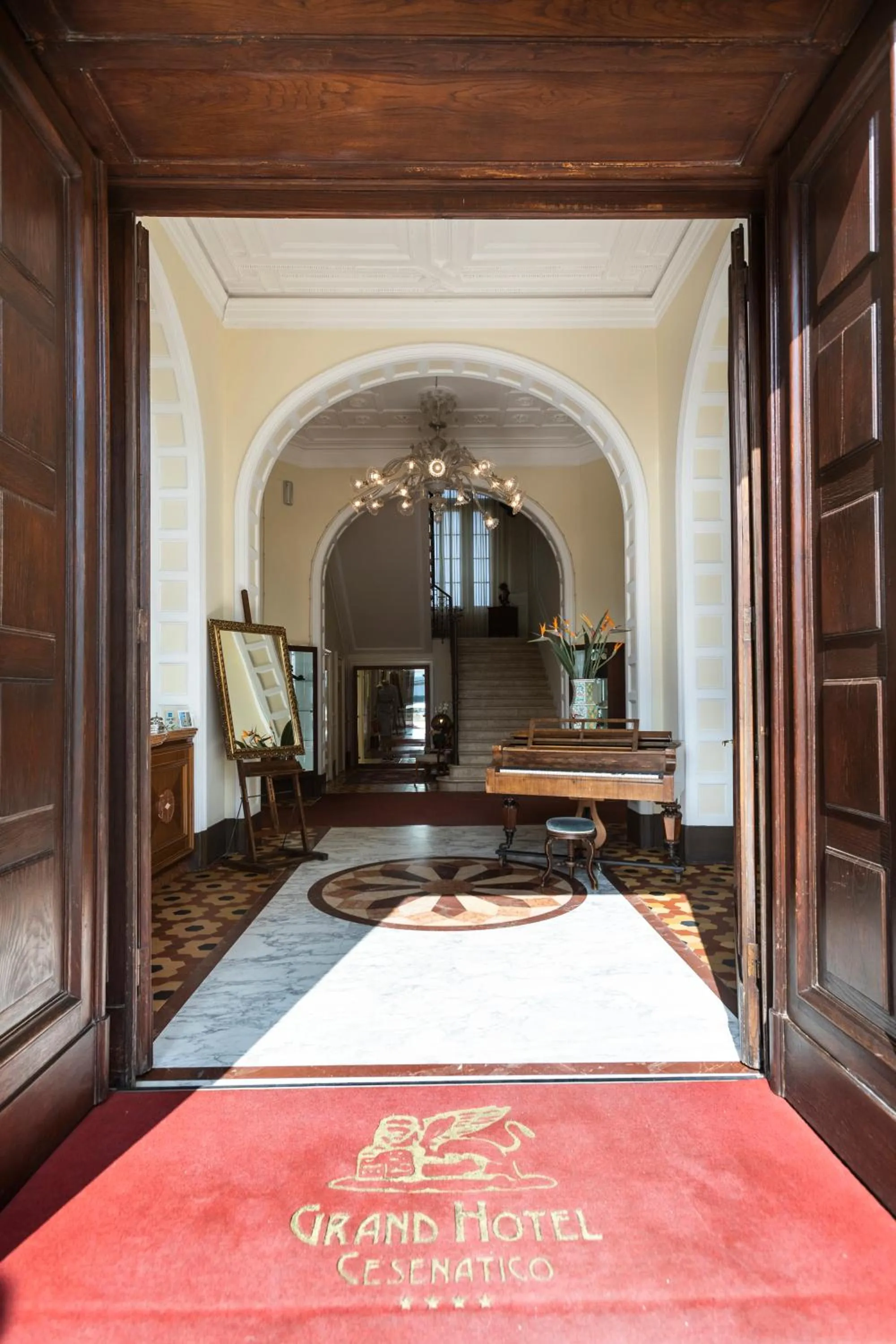 Lobby or reception in Grand Hotel Cesenatico