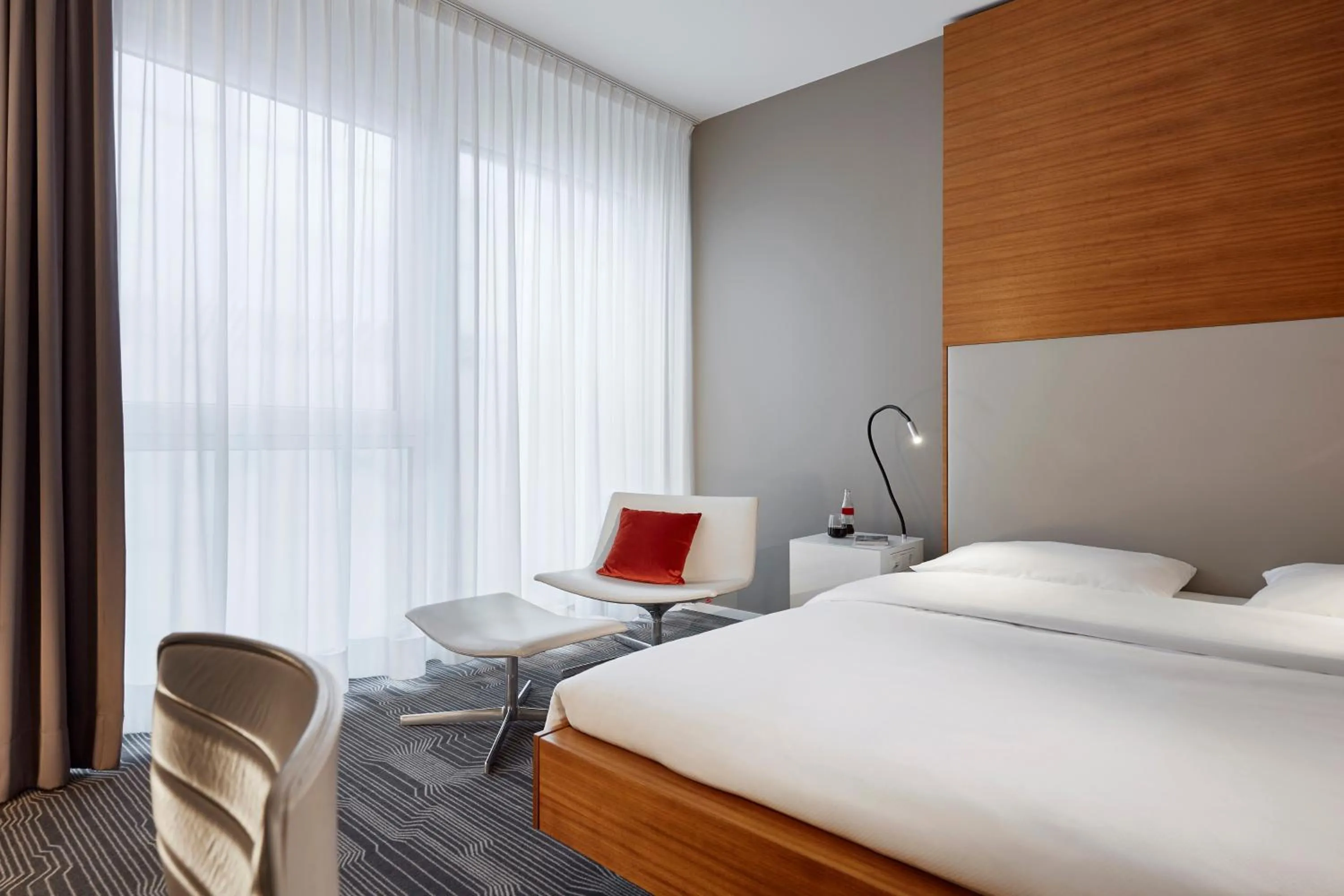 Bed in LEGERE HOTEL Luxembourg