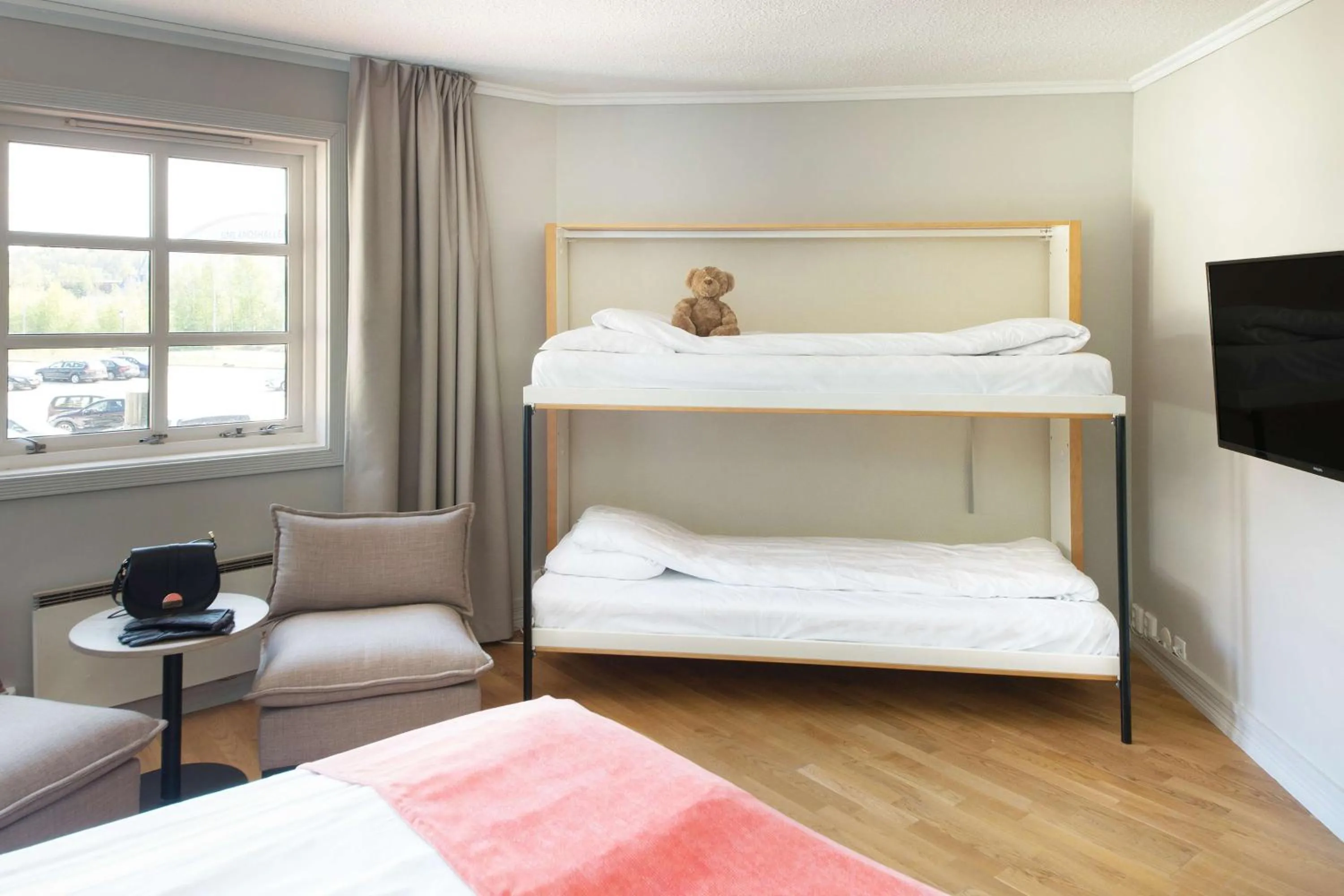 Bedroom, Bed in Scandic Sørlandet