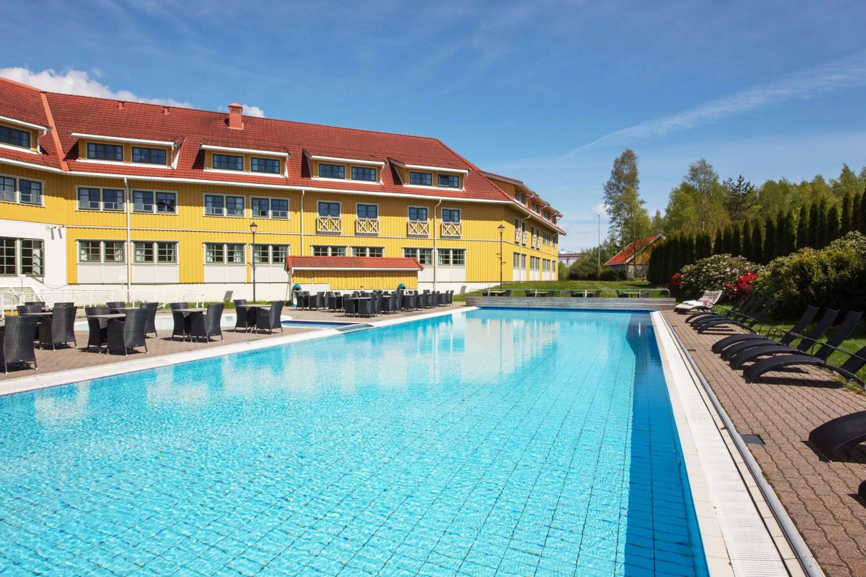 Pool view in Scandic Sørlandet