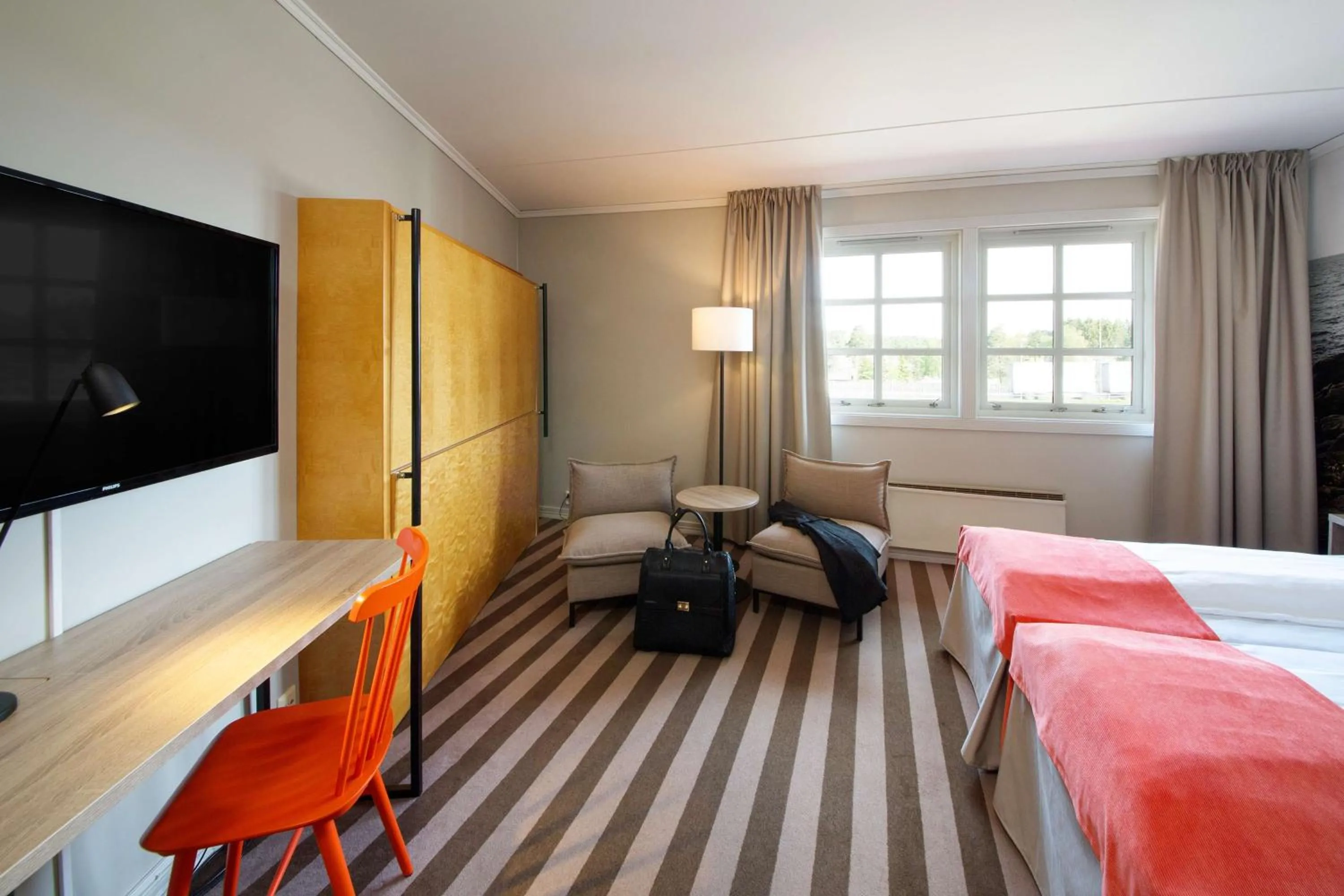 Bedroom, Bed in Scandic Sørlandet