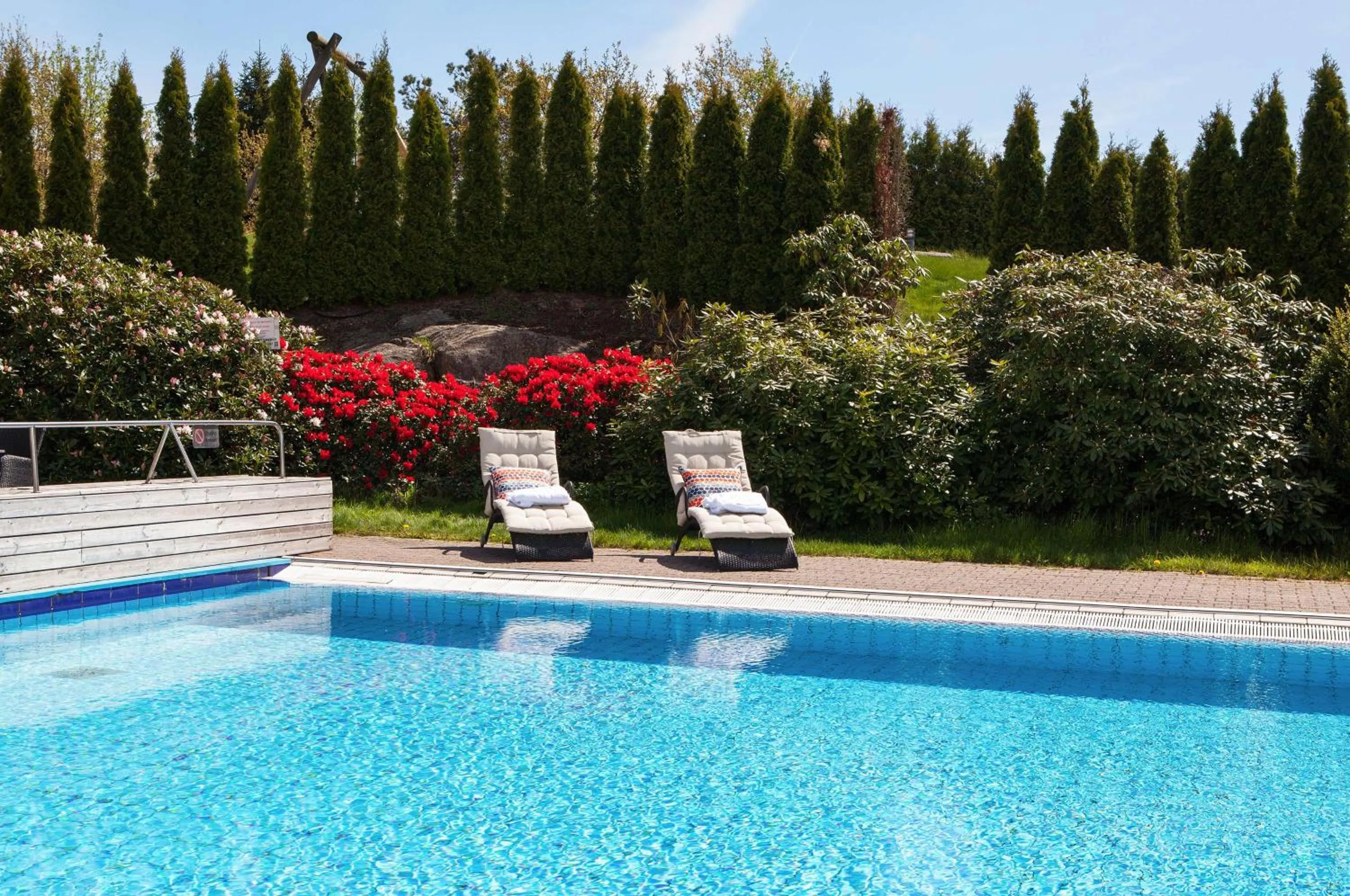 Pool view in Scandic Sørlandet
