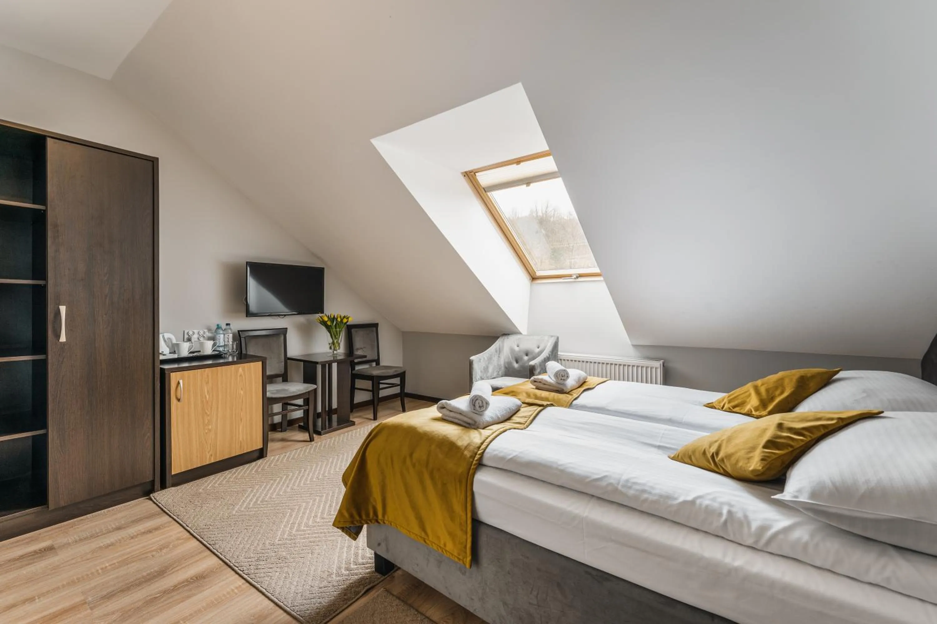 Bed in Hotel Smile Pieniny