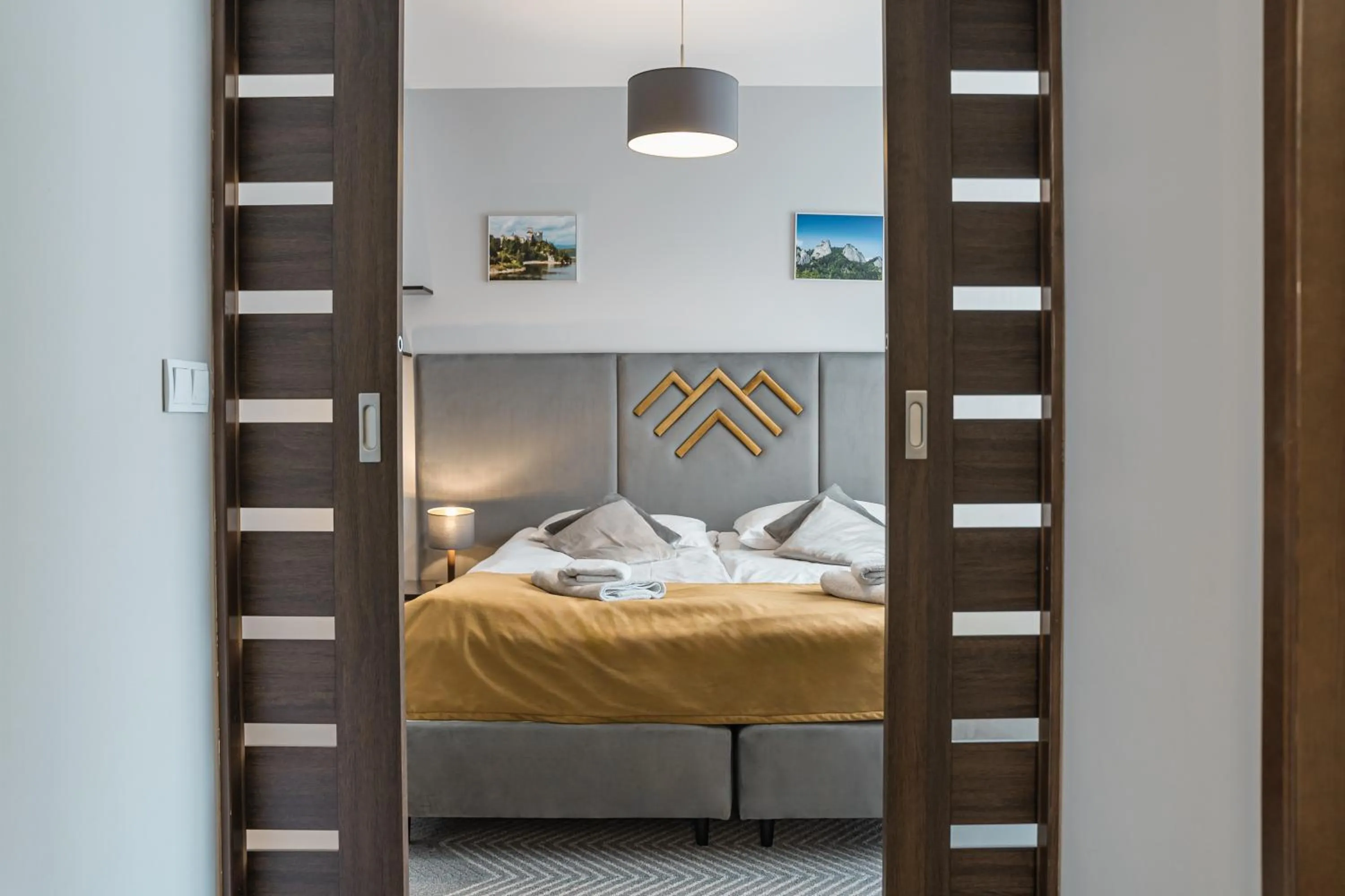 Bed in Hotel Smile Pieniny