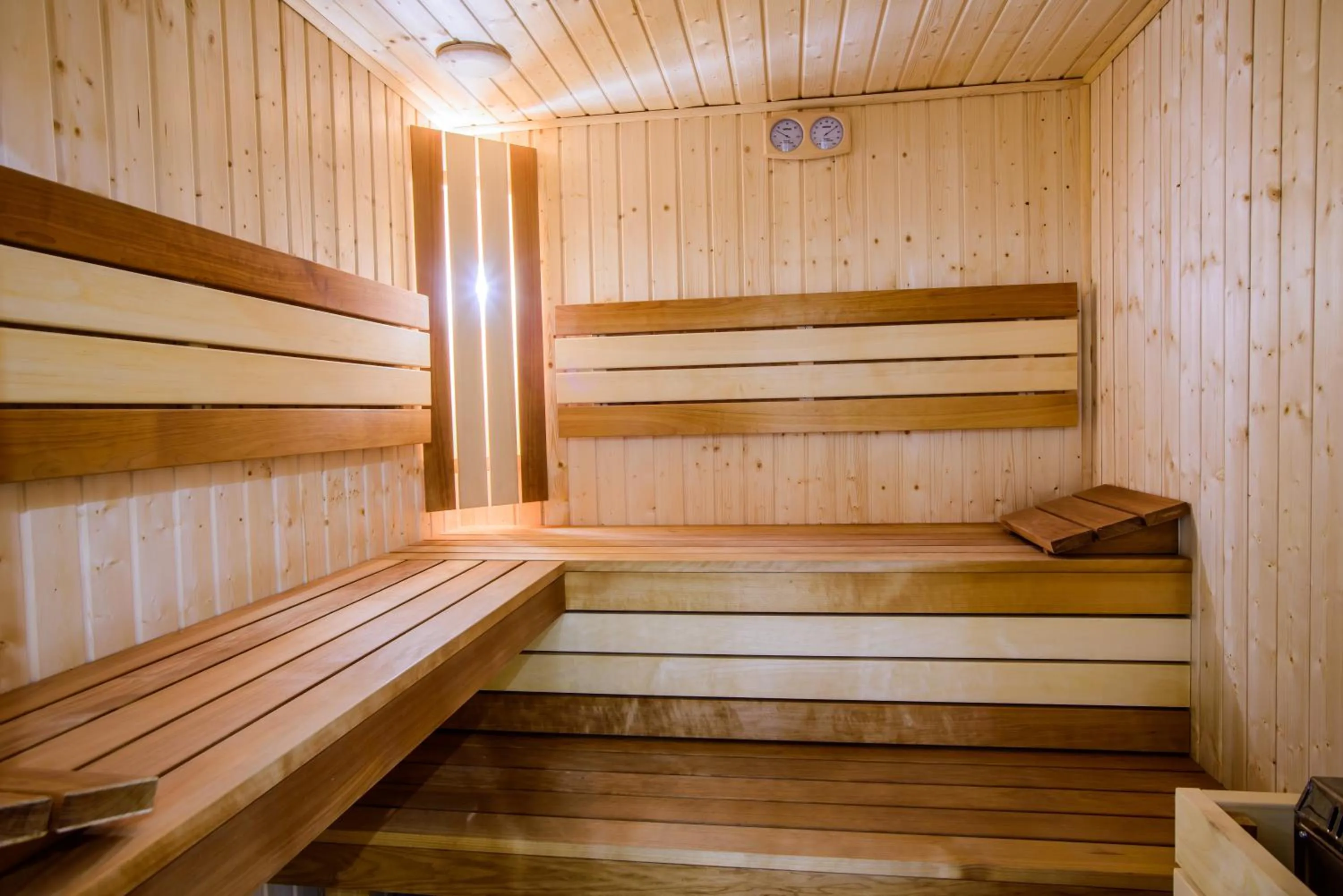 Sauna, Bed in Hotel Smile Pieniny