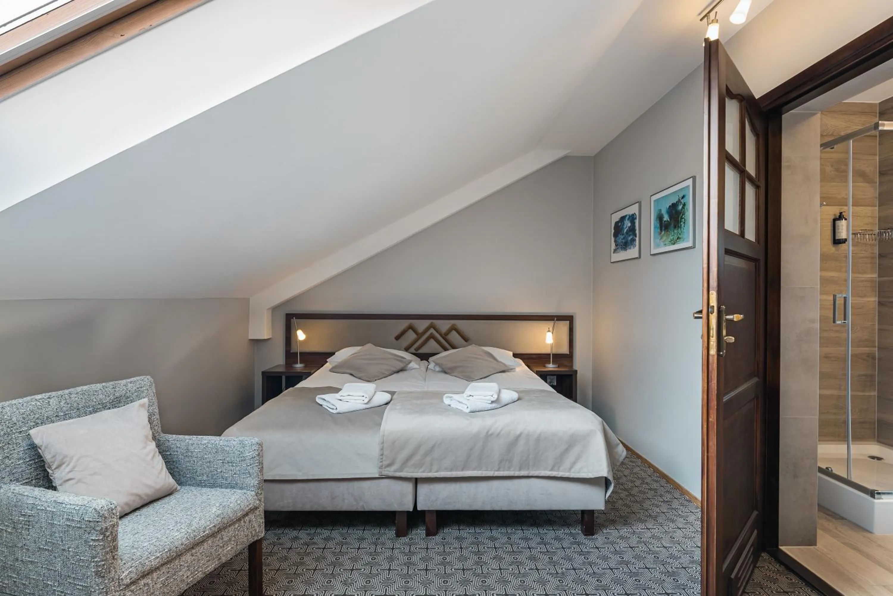 Bed in Hotel Smile Pieniny