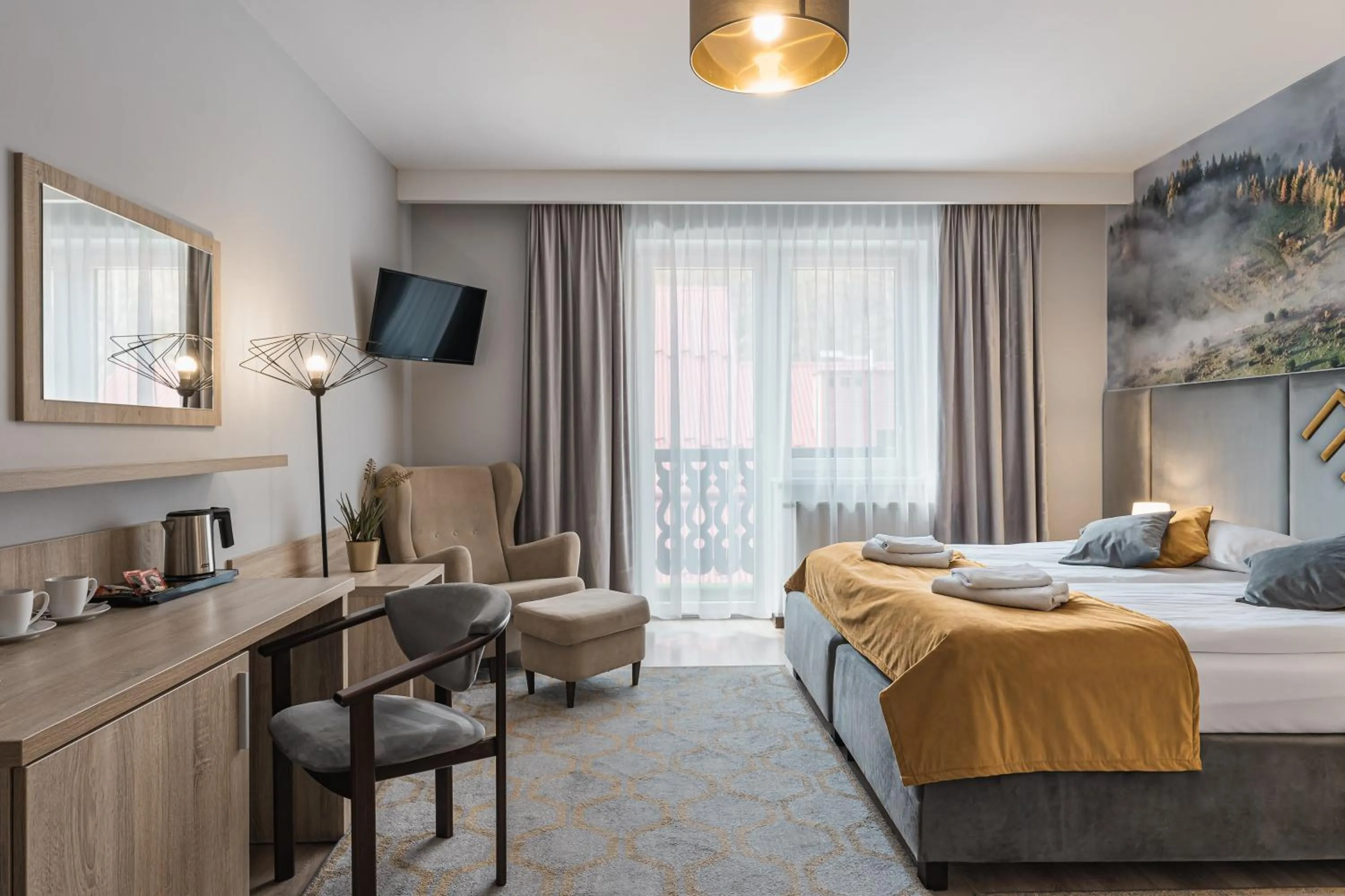 Bed in Hotel Smile Pieniny