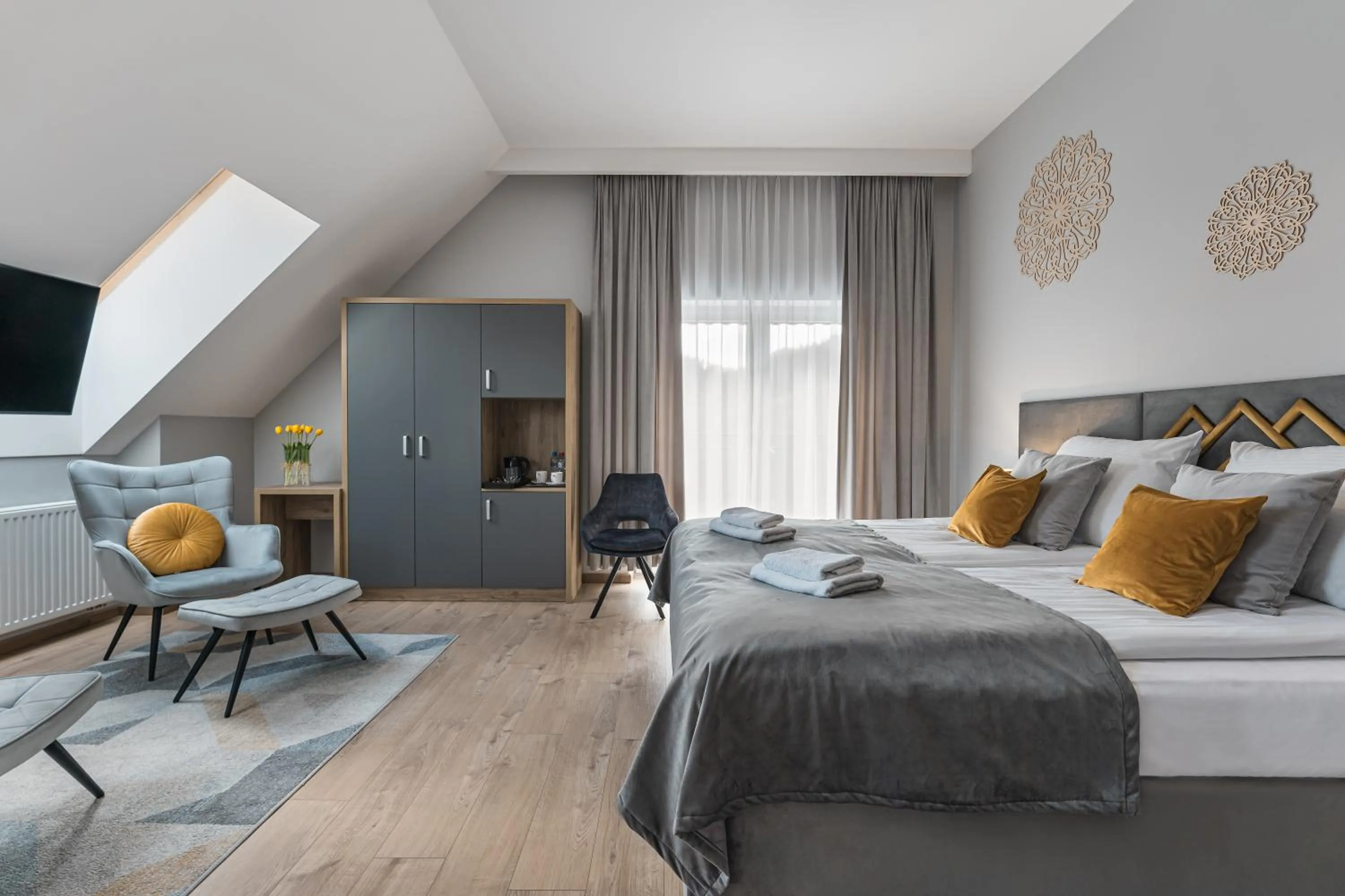 Bed in Hotel Smile Pieniny