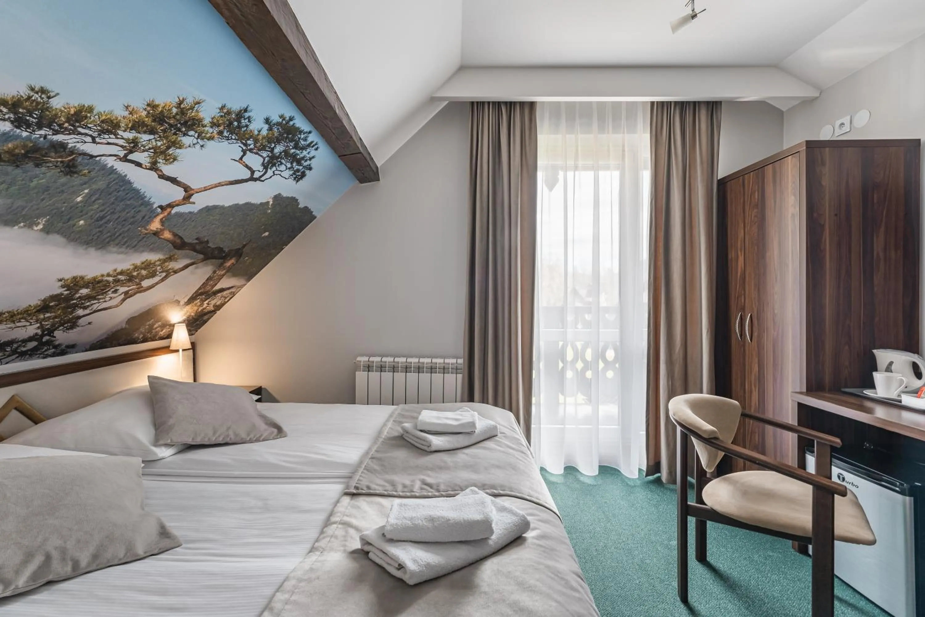 Bed in Hotel Smile Pieniny