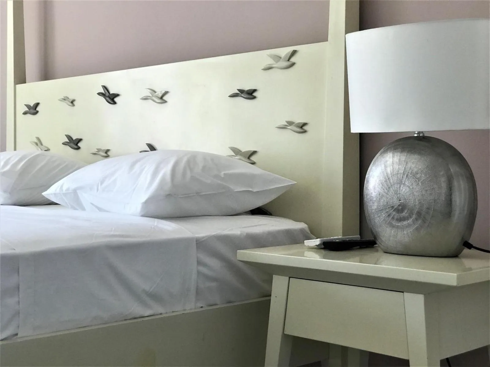 Bed in Vranas Ambiance Hotel