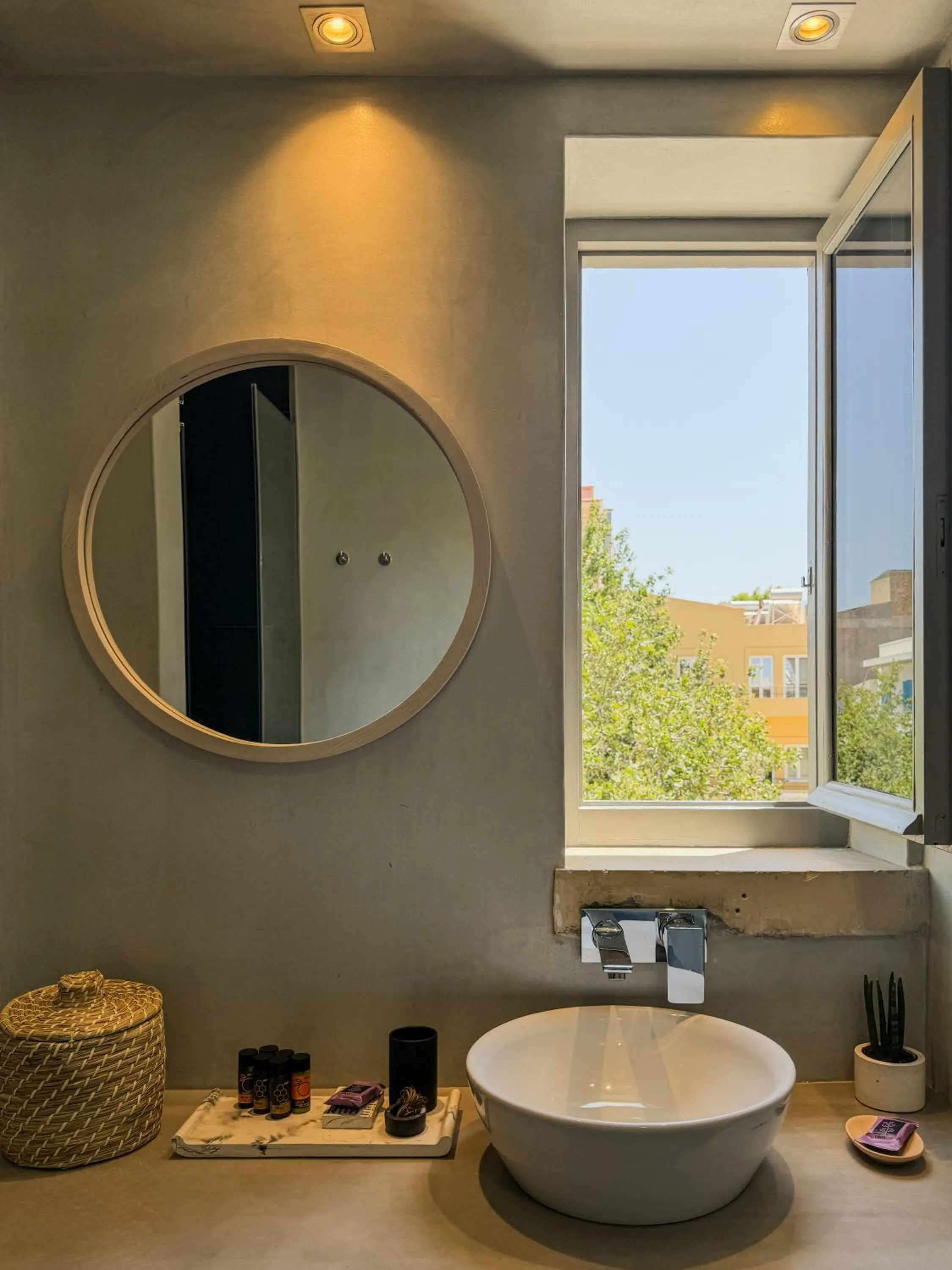 Bathroom in Vranas Ambiance Hotel