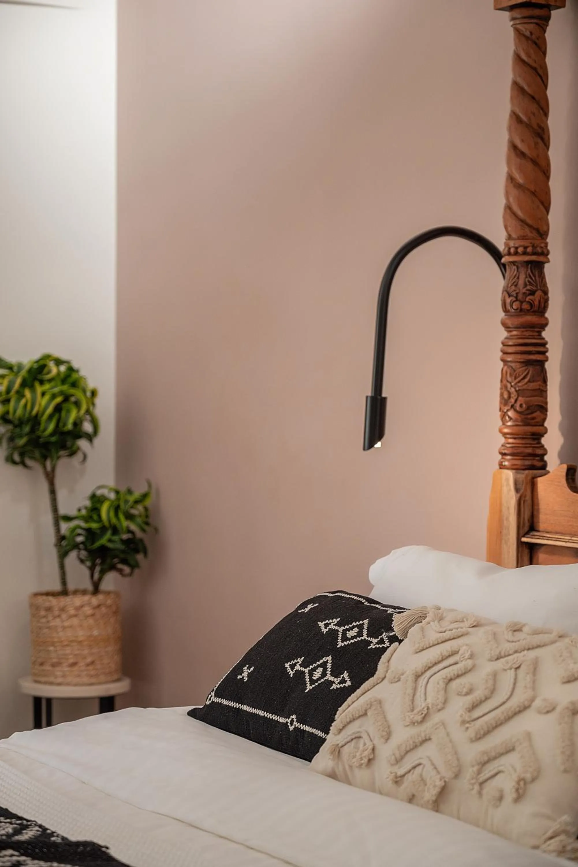 Bed in Vranas Ambiance Hotel