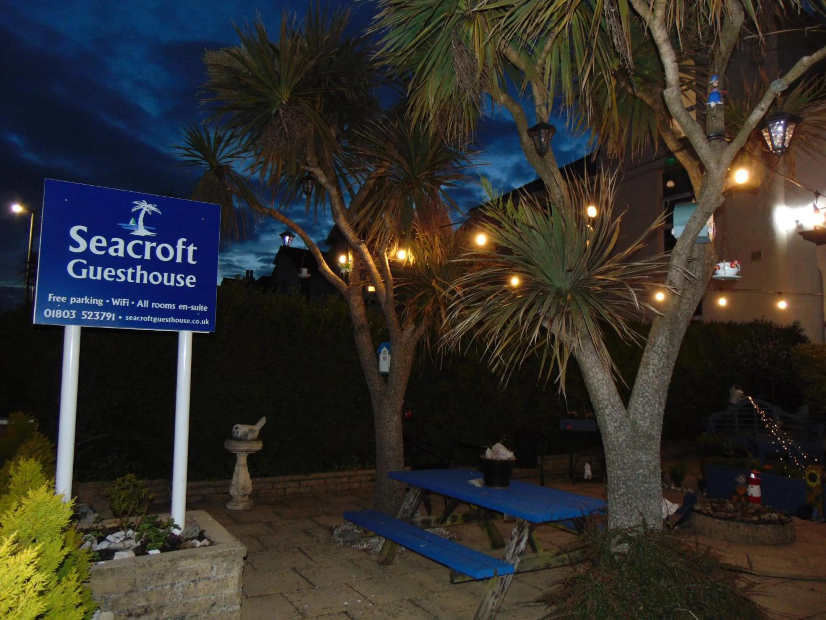 Garden in Seacroft Guest House