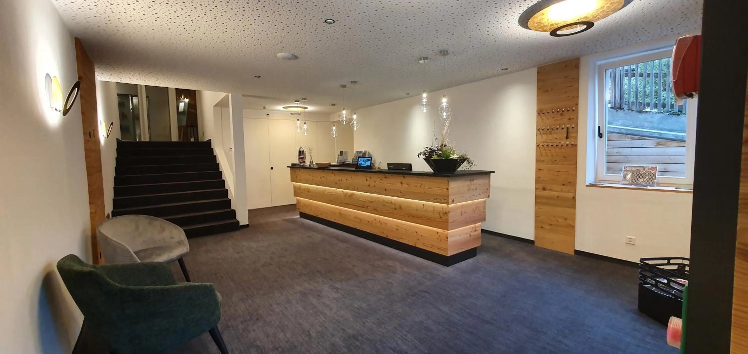 Lobby or reception in Schorta's Alvetern - Boutique Hotel