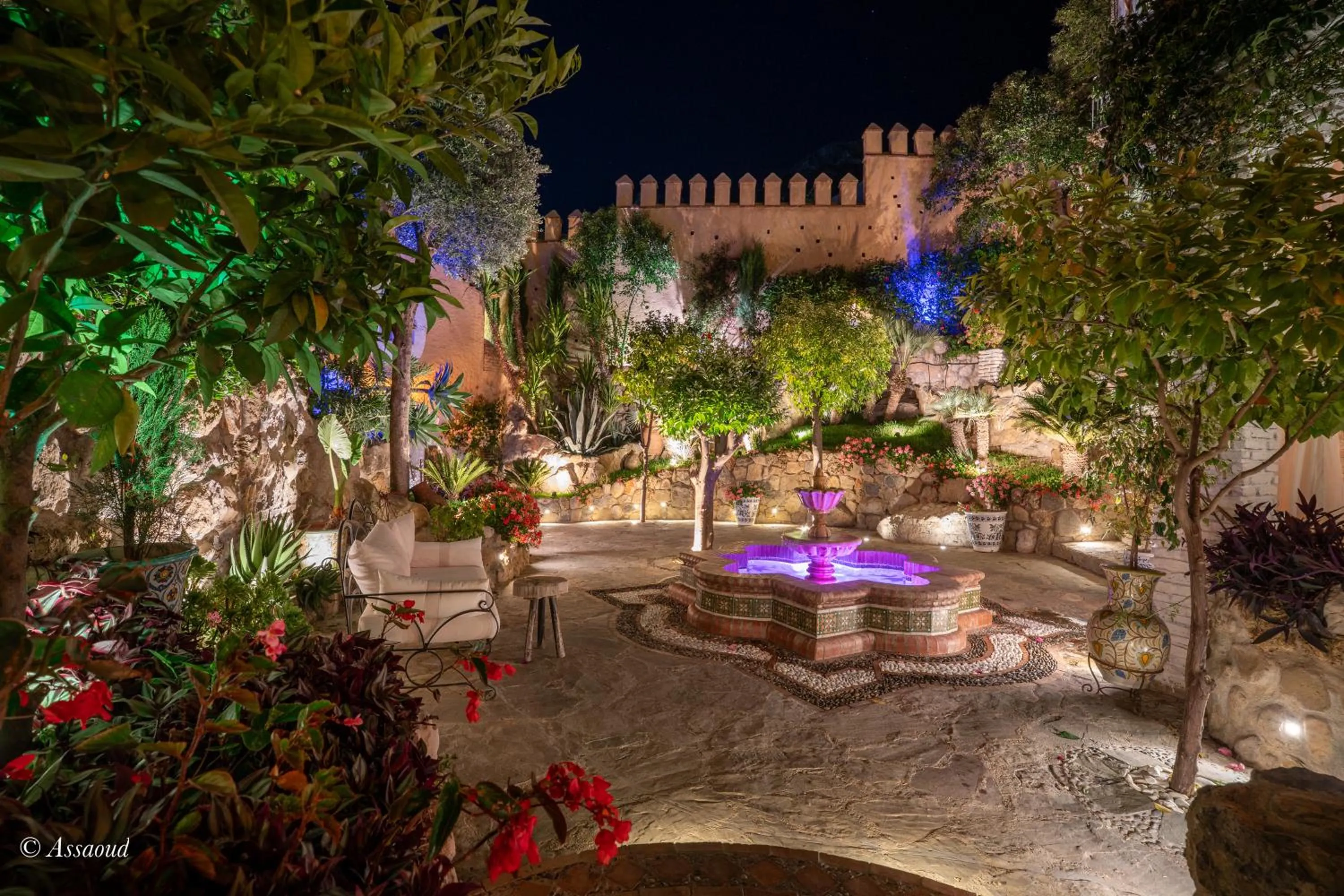 Garden in Dar Echchaouen Maison d'Hôtes & Riad