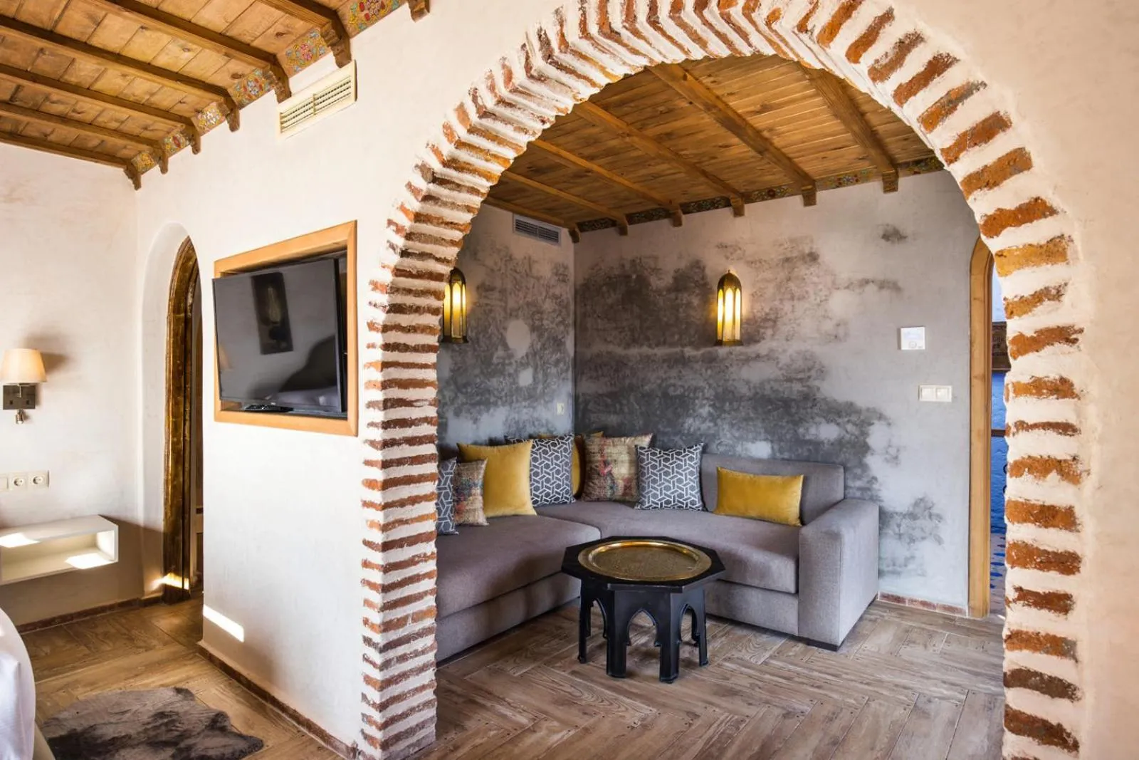 Living room in Dar Echchaouen Maison d'Hôtes & Riad