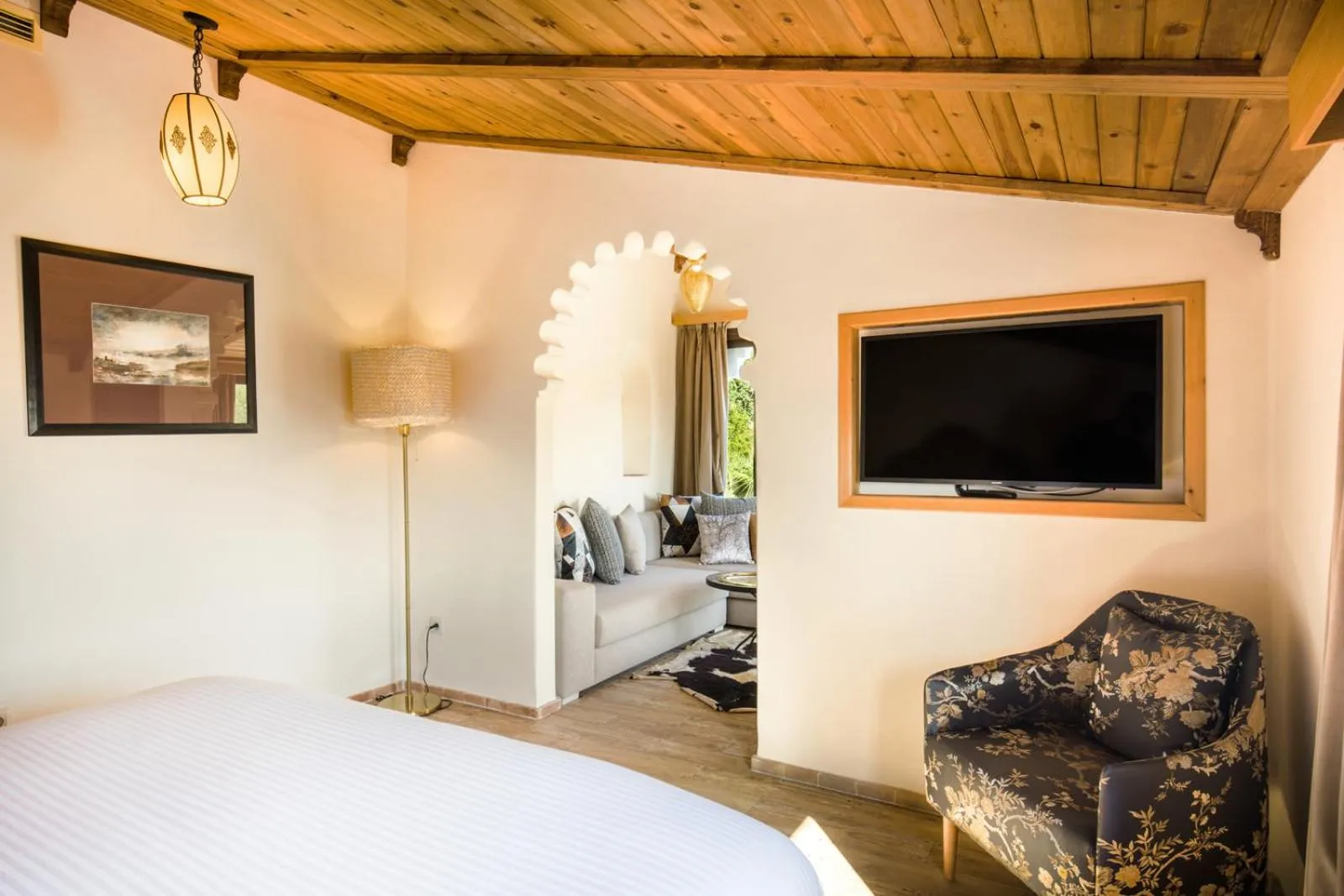 TV and multimedia, Bed in Dar Echchaouen Maison d'Hôtes & Riad