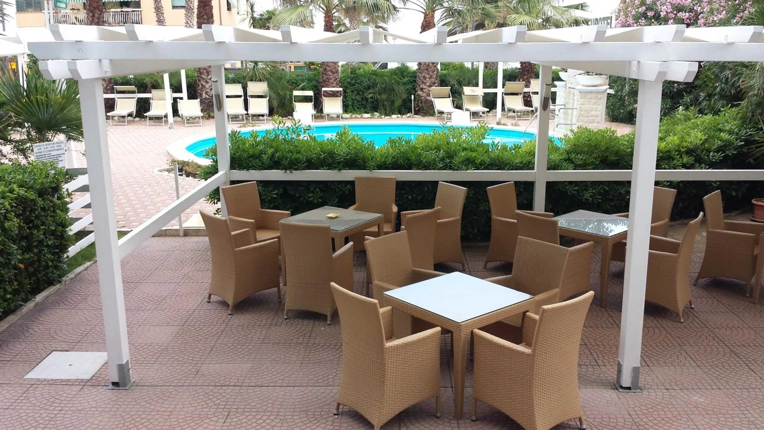 Patio in Eurotel
