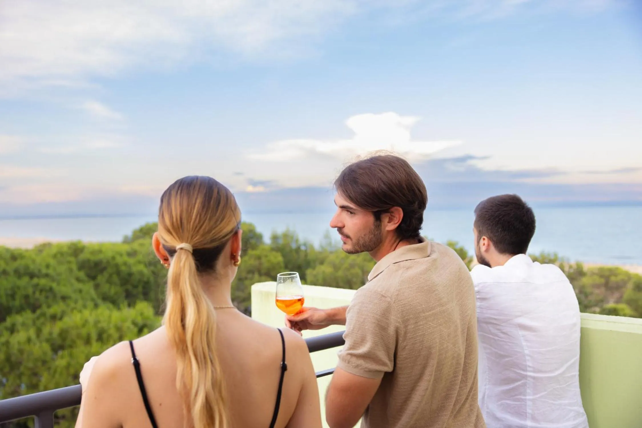 Balcony/Terrace in Hotel Trieste Mare
