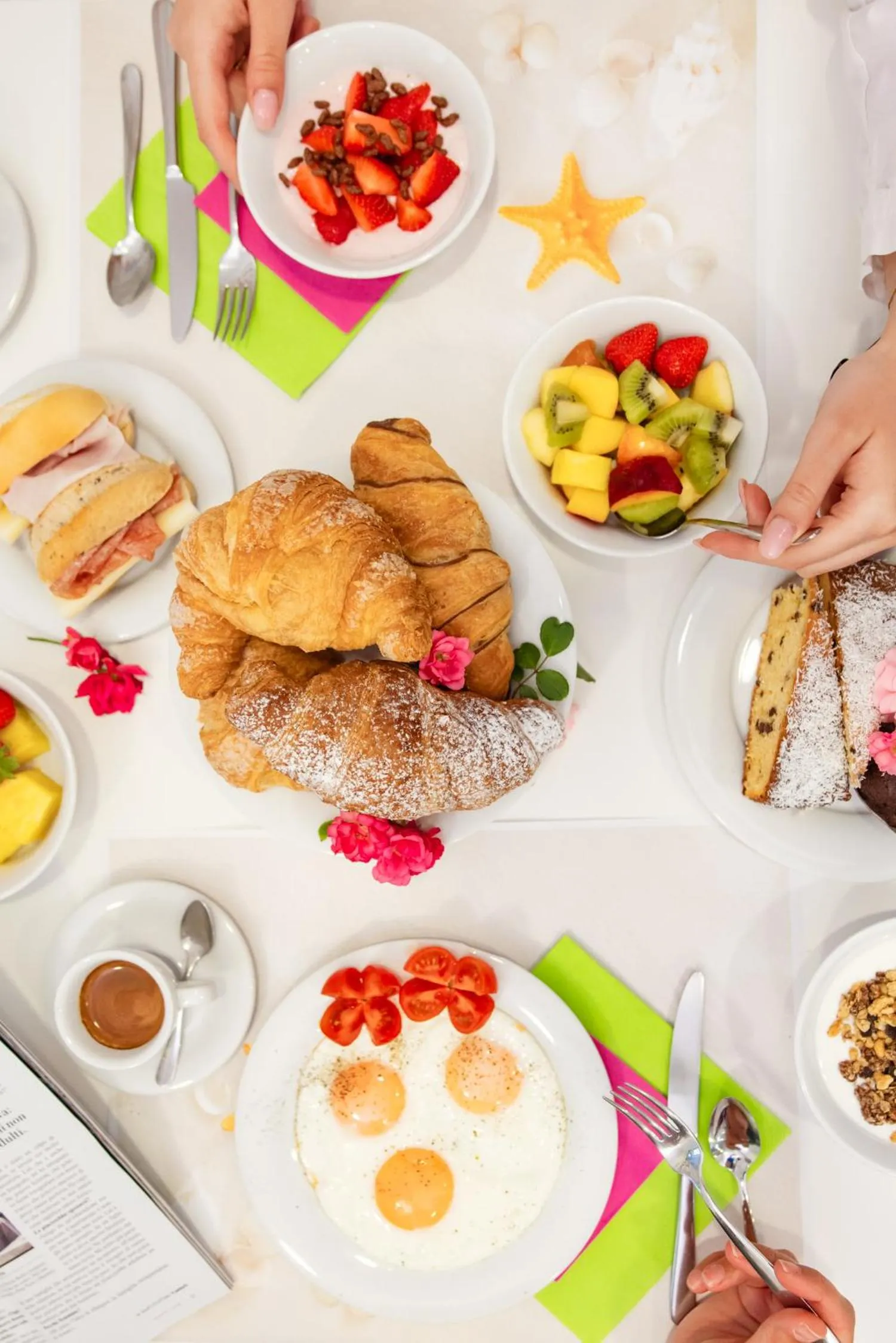 Breakfast in Hotel Trieste Mare