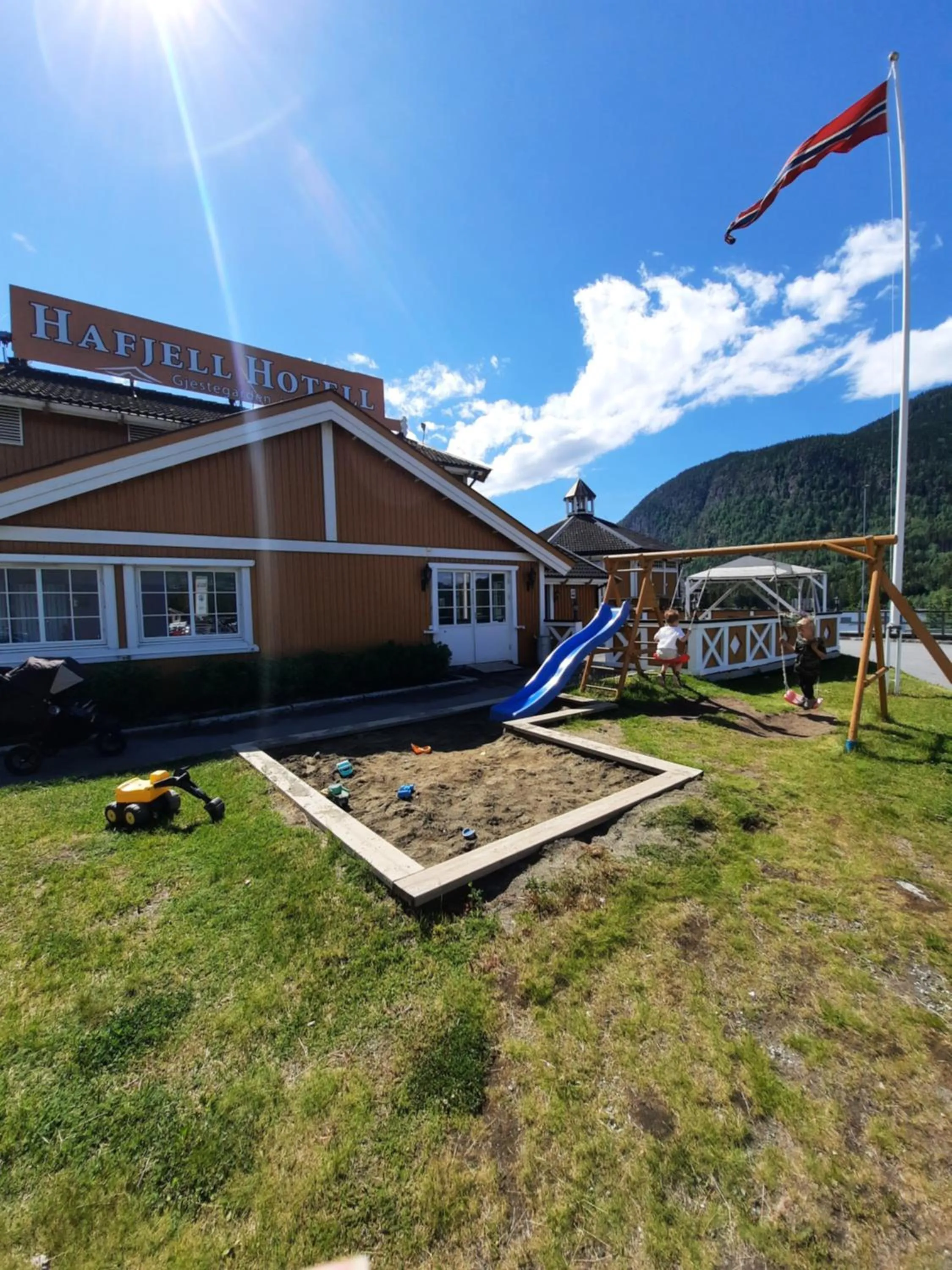 Children play ground in Hafjell Hotell