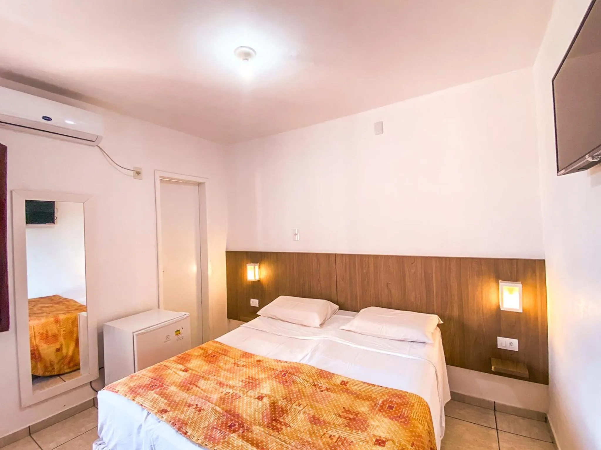 Bed in Pousada El Shaddai