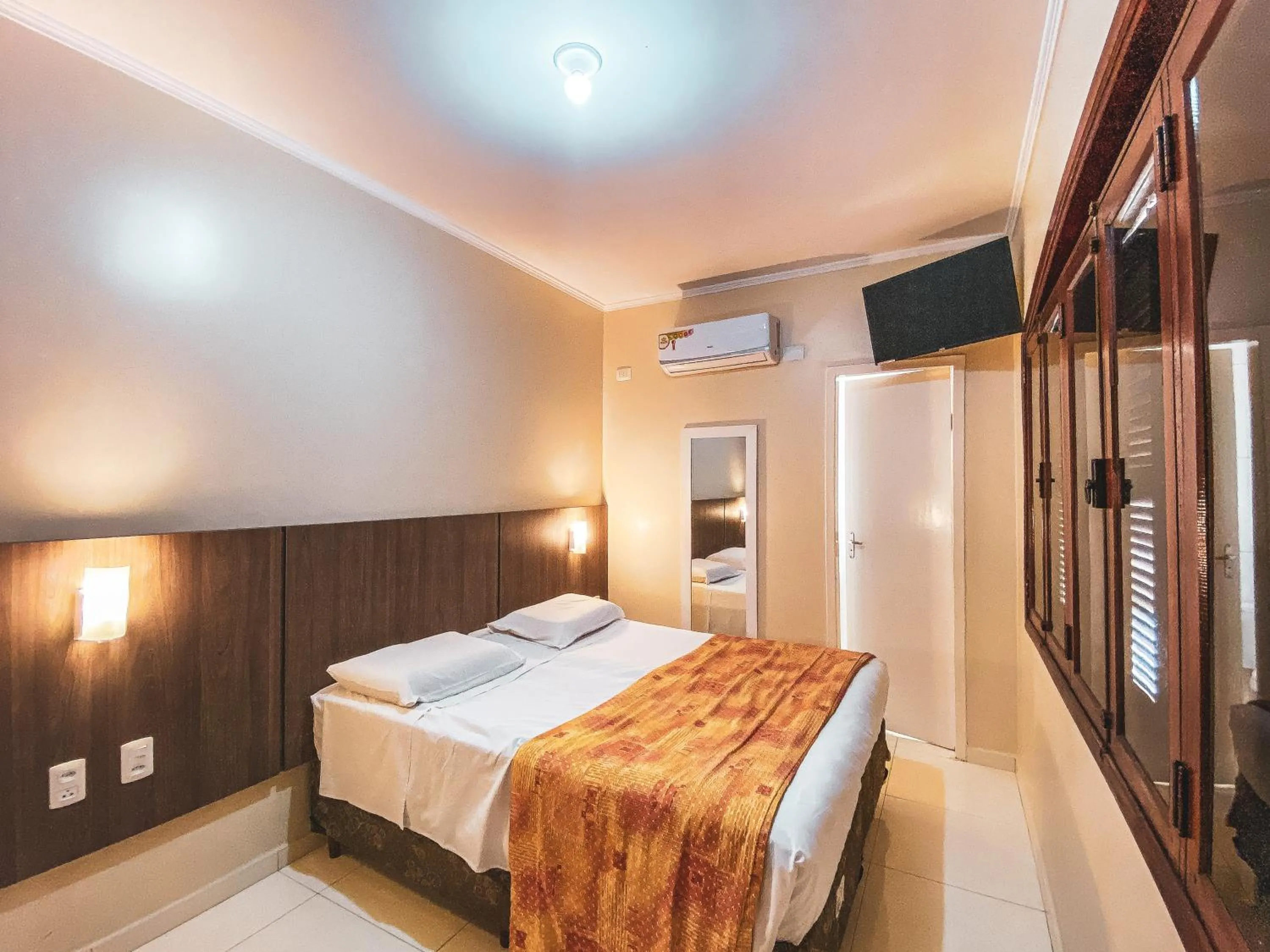 Bed in Pousada El Shaddai