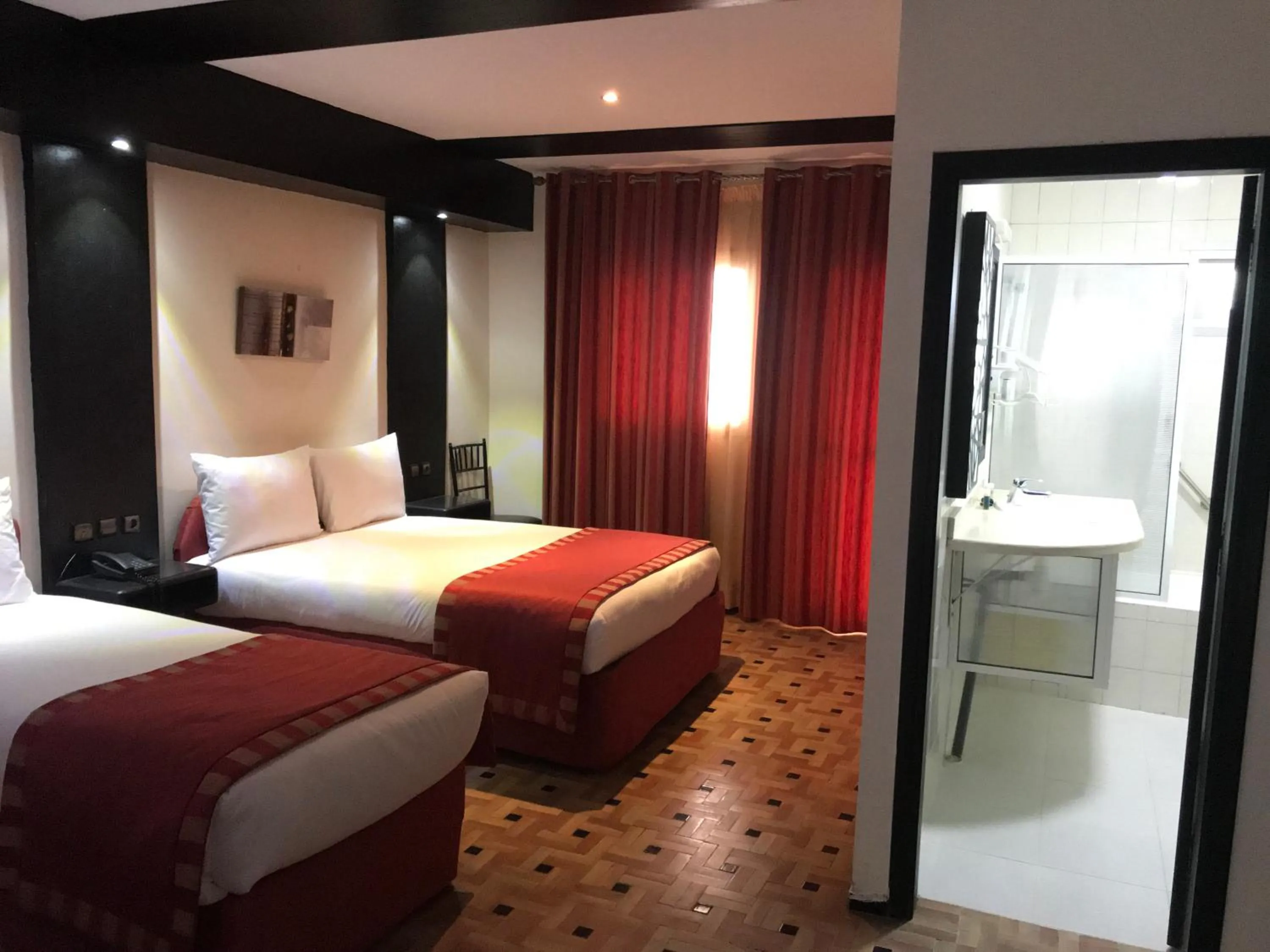 Bed in Hotel Al Khaima