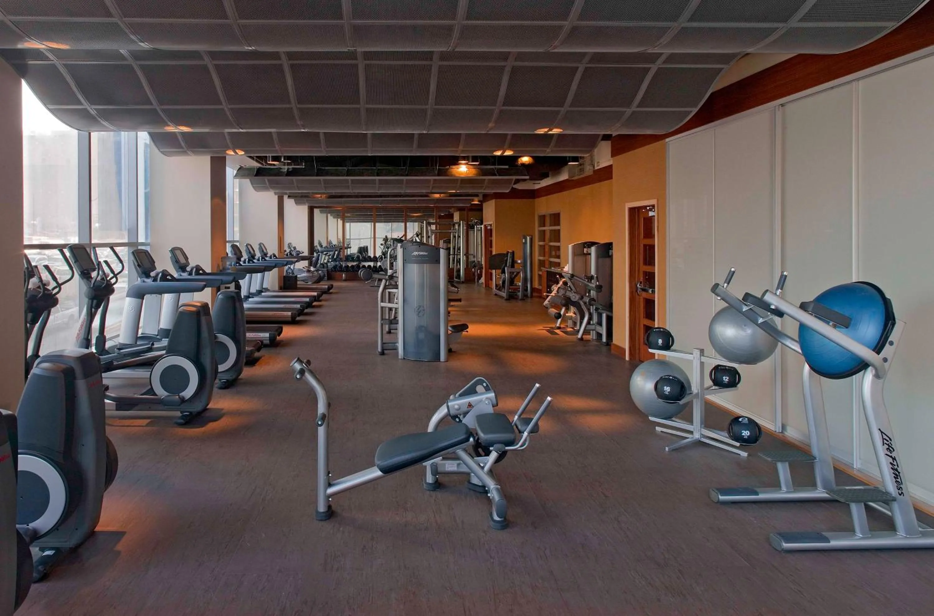 Fitness centre/facilities in Hyatt at Olive 8