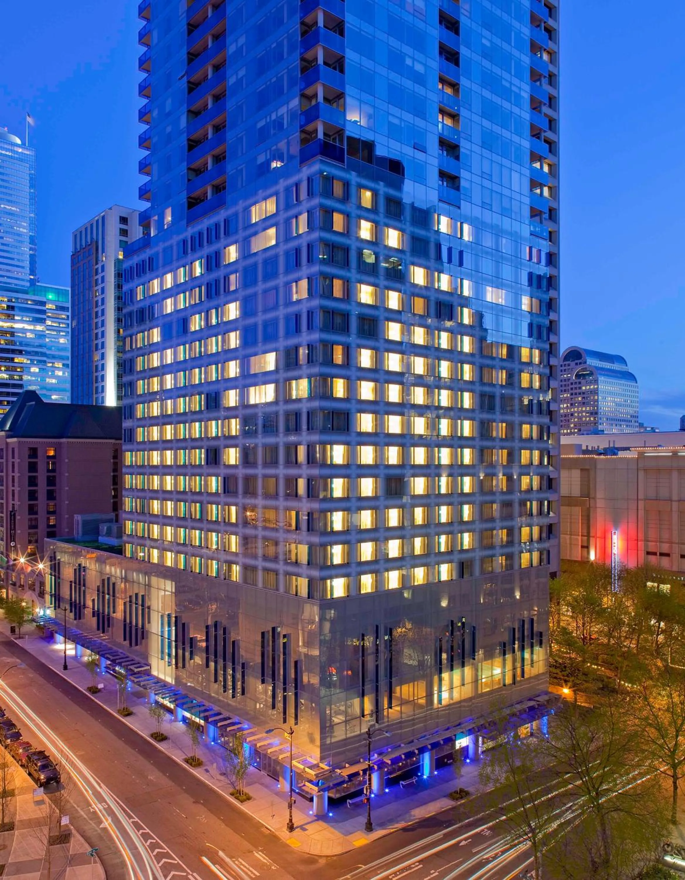 Property building in Hyatt at Olive 8