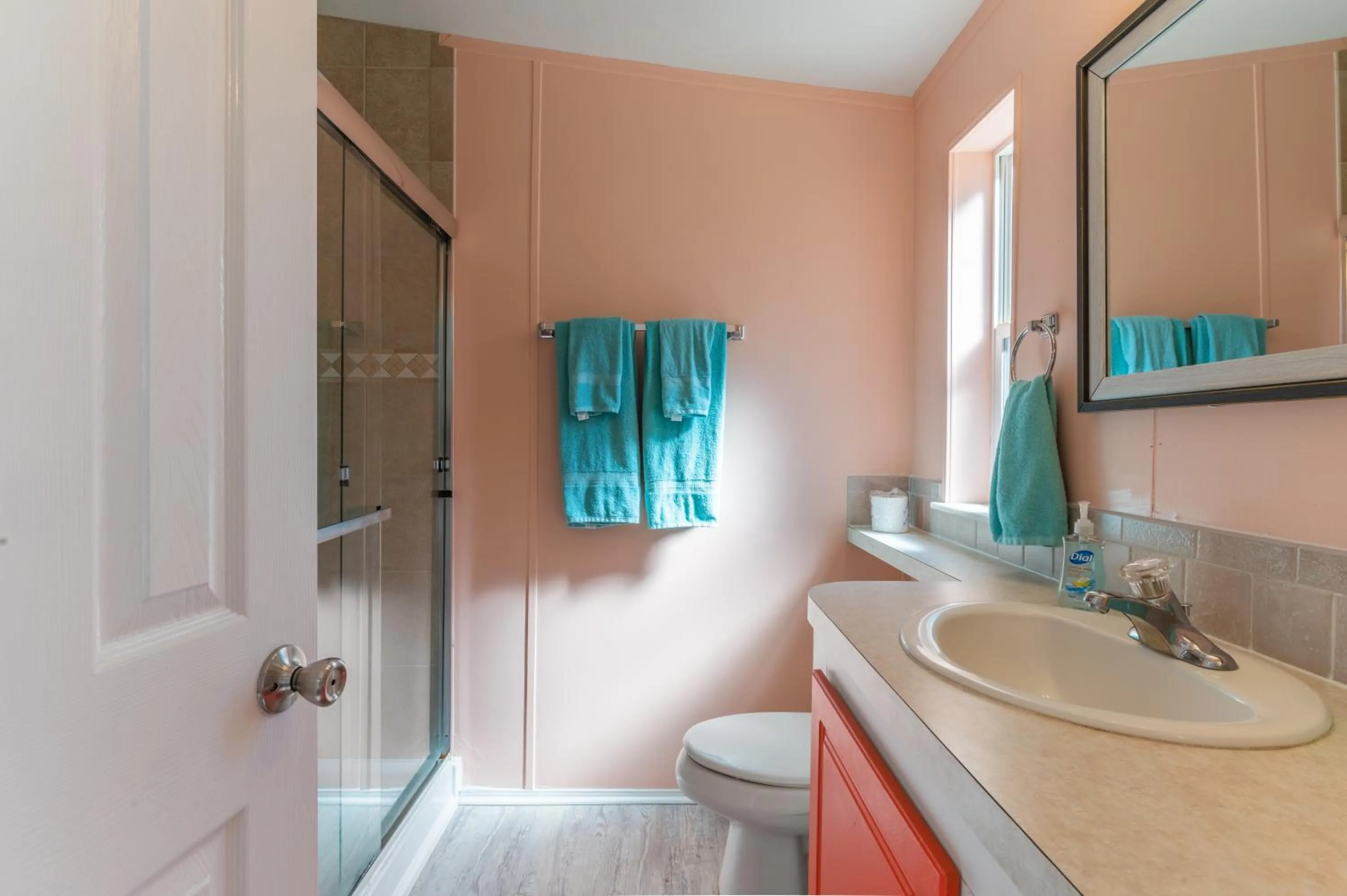 Shower in Tiny House Siesta